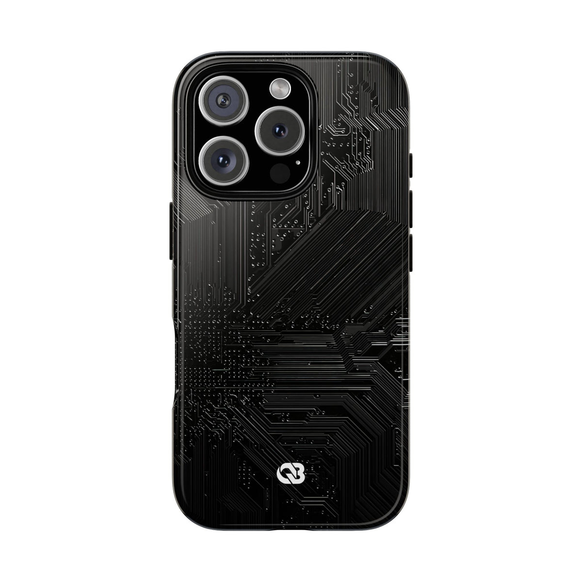 Obsidian Circuitry · Tough Phone Case for iPhone · Black