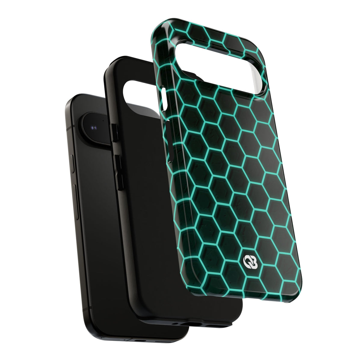 Neon Hex Spectrum · Tough Phone Case for Pixel · Teal