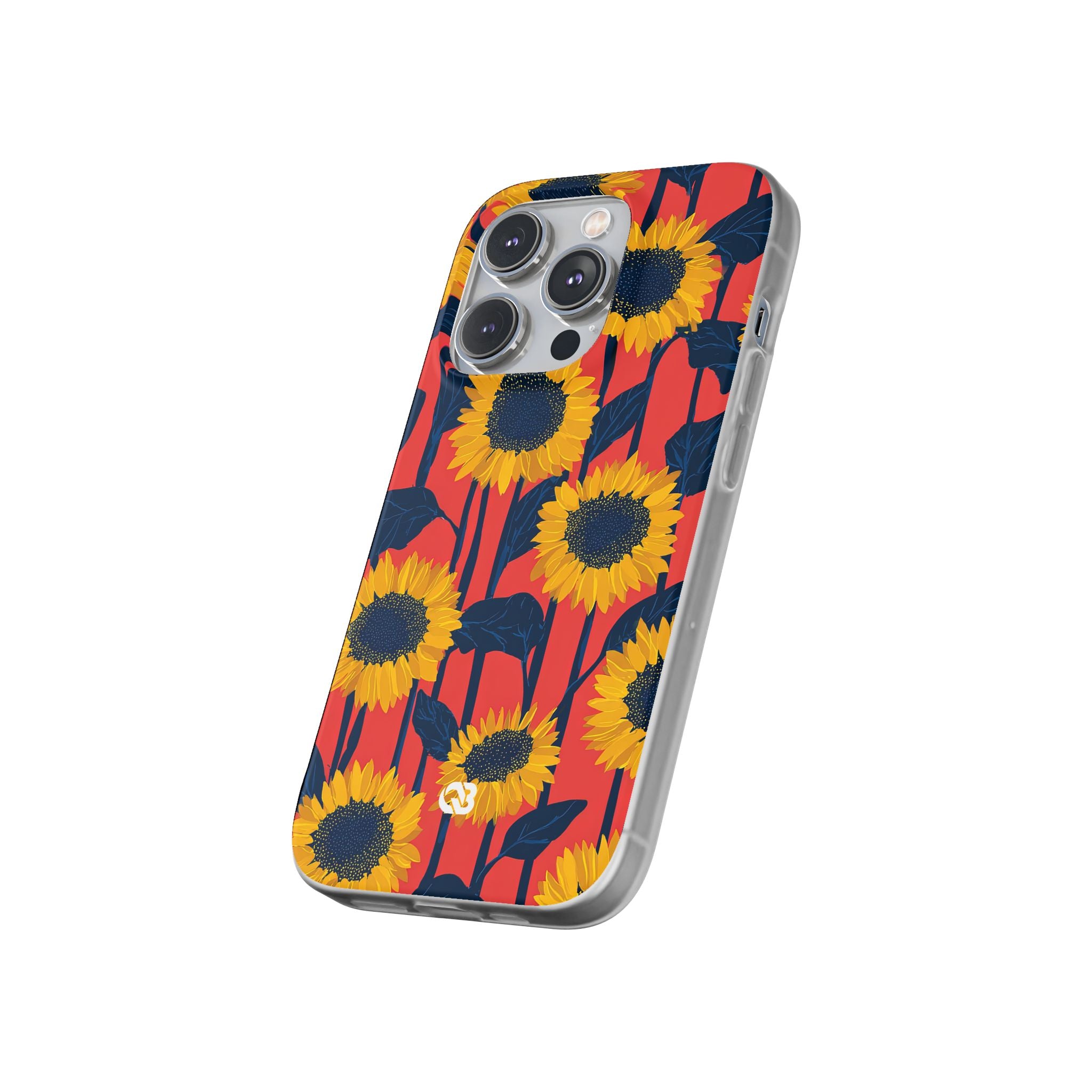 Solar Navy Bloom · Soft Handyhülle für iPhone