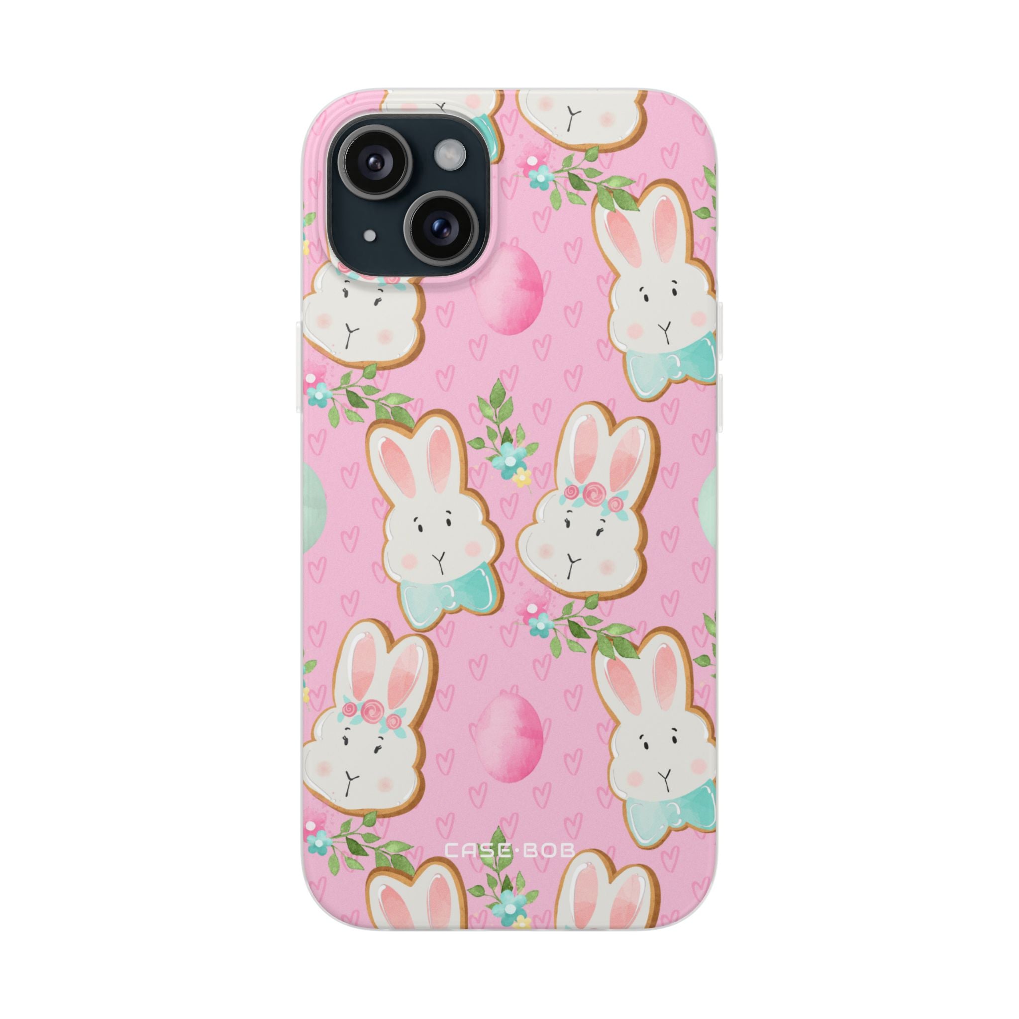 Bunny Blossom iPhone 15 Plus Case - Soft
