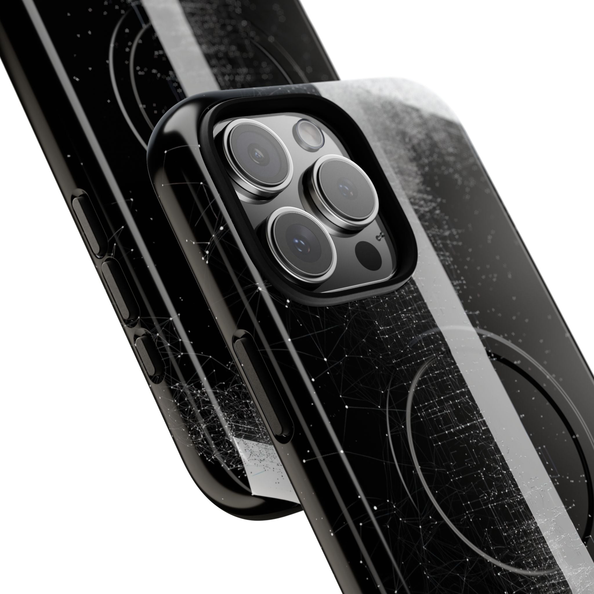Black Tough 2.0 Magsafe Phone Case for iPhone - Vector Core Monolith