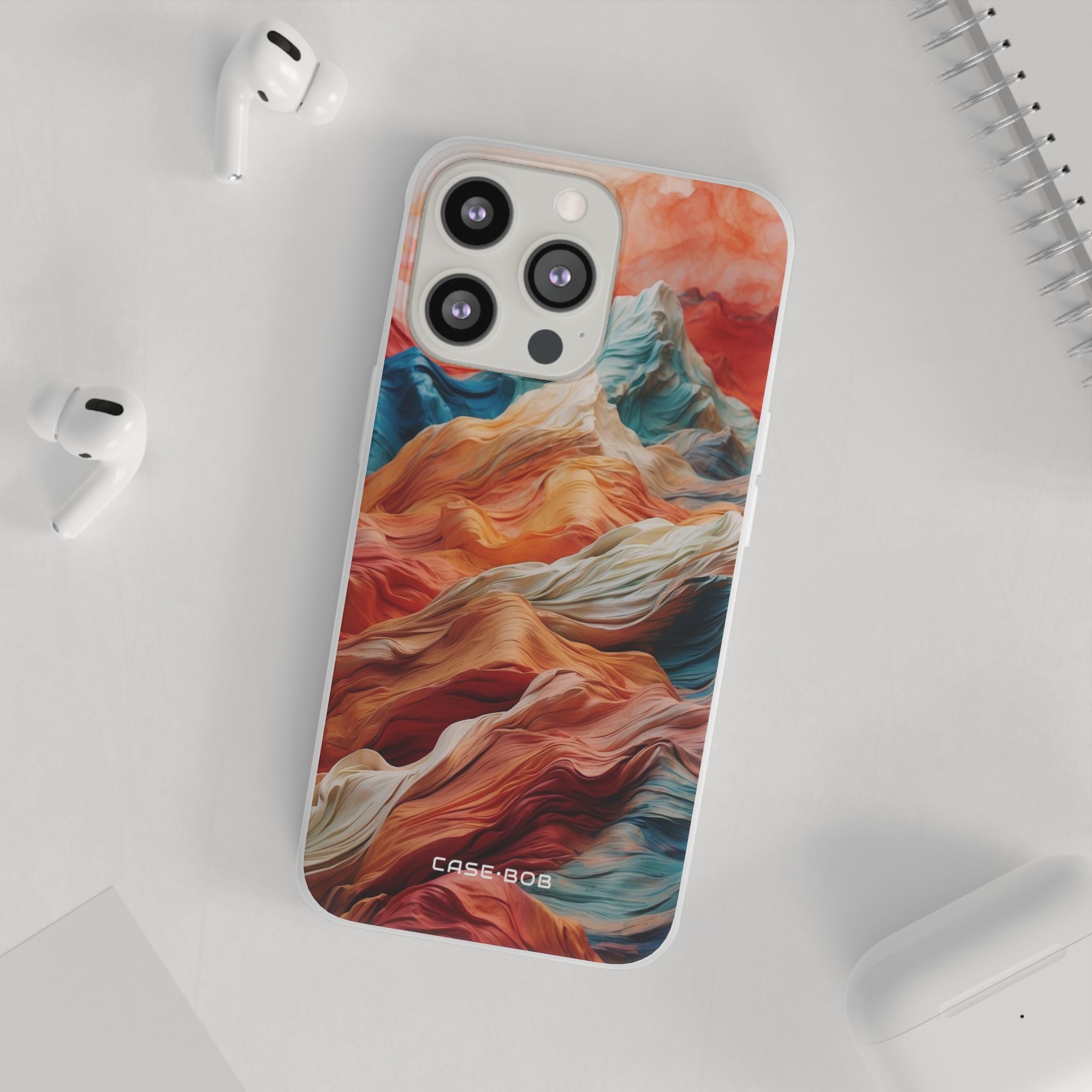 Fabric Peaks Cream iPhone 13 Pro - Mjuk