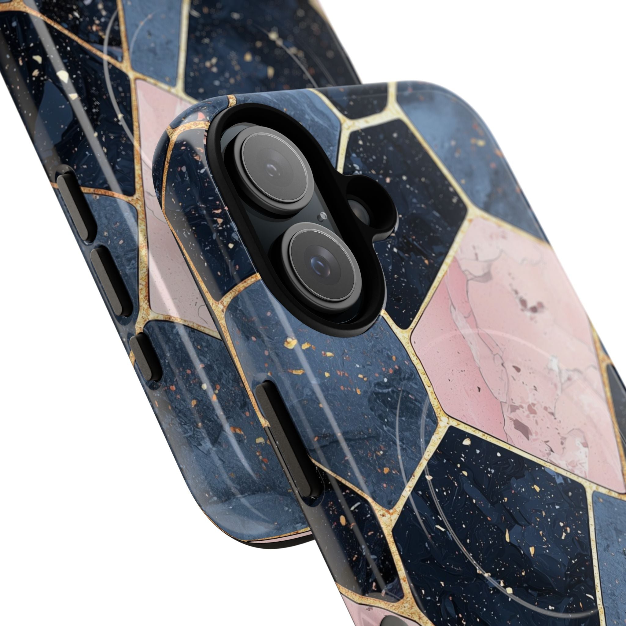 Golden Mosaic iPhone 16 Case - Tough+ - CASE•BOB