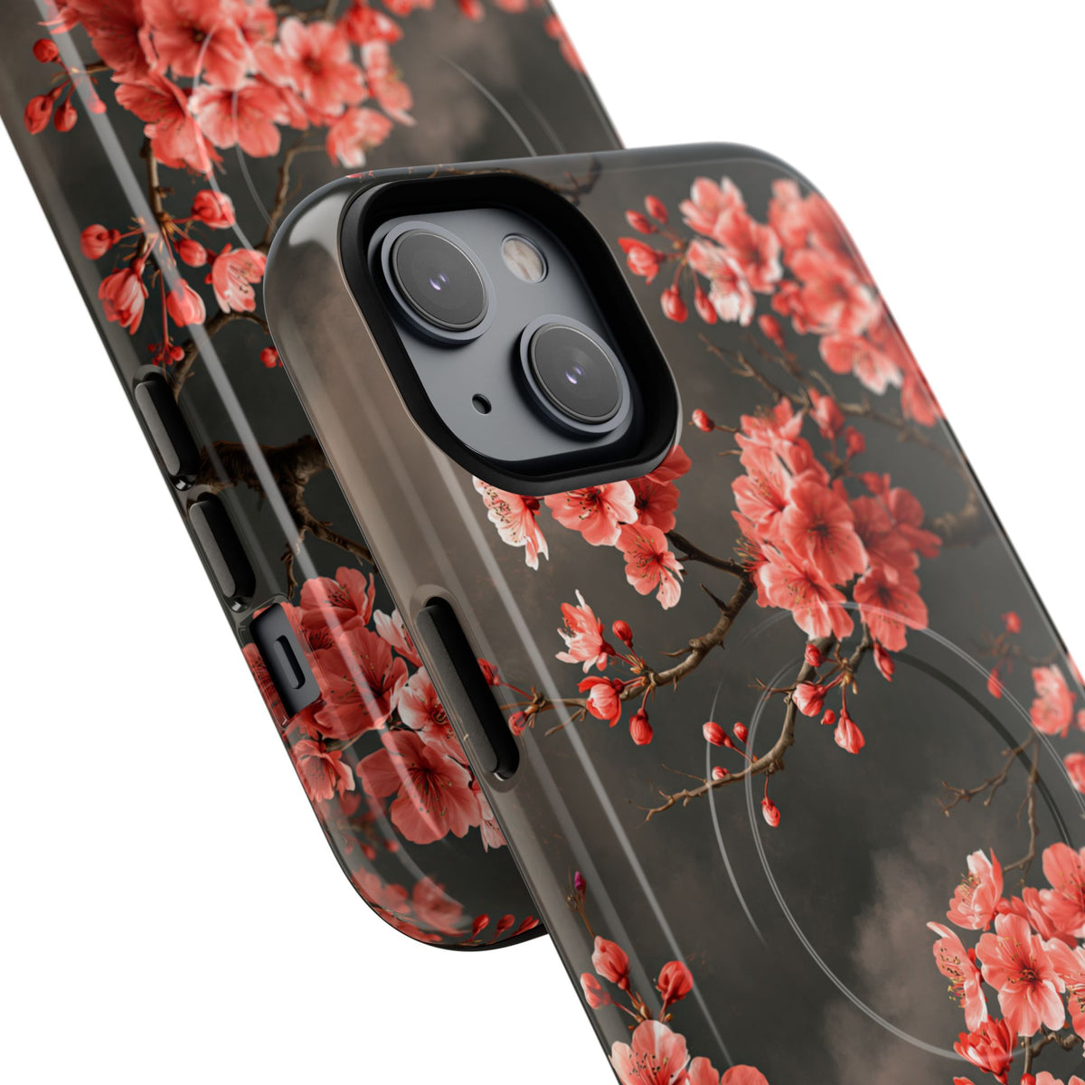 Dark Sakura Nocturne · Tough 2.0 Magnetic Phone Case for iPhone · Black