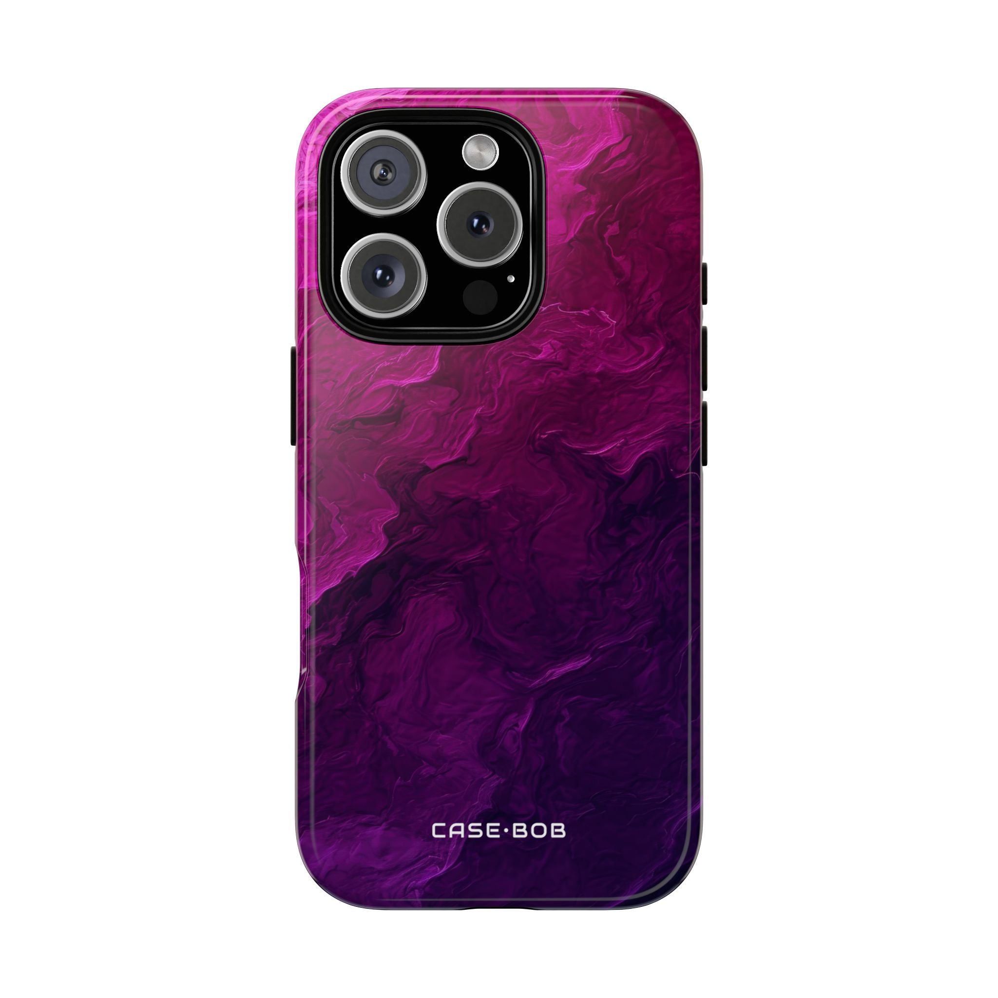 Marbled Swirl Purple iPhone 16 Pro Case - Tough