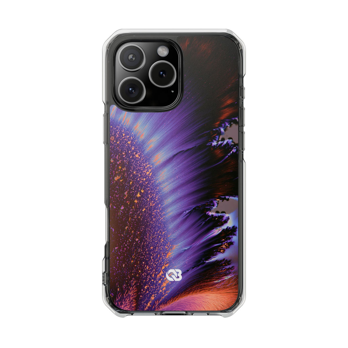 Ethereal Corona · Clear Impact Magnetic Phone Case for iPhone · Purple