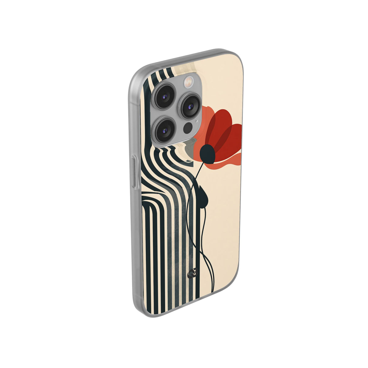 Modernist Poppy · Lite Phone Case for iPhone · Beige