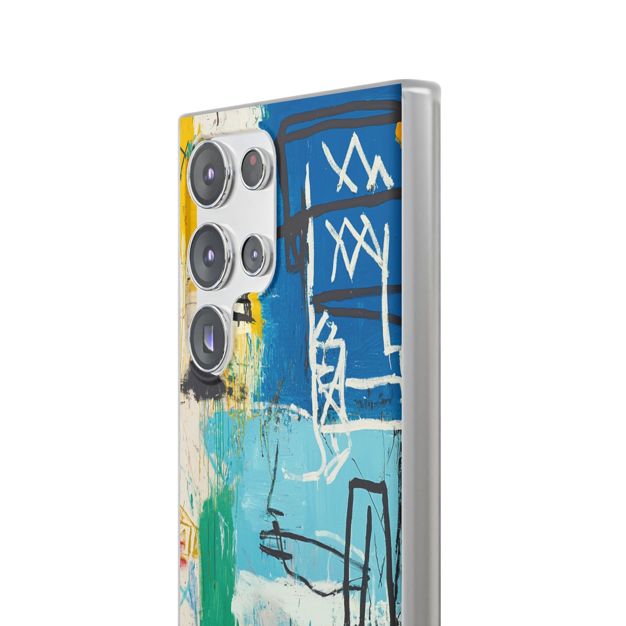Azure Urban Scribble · Soft Phone Case for Samsung