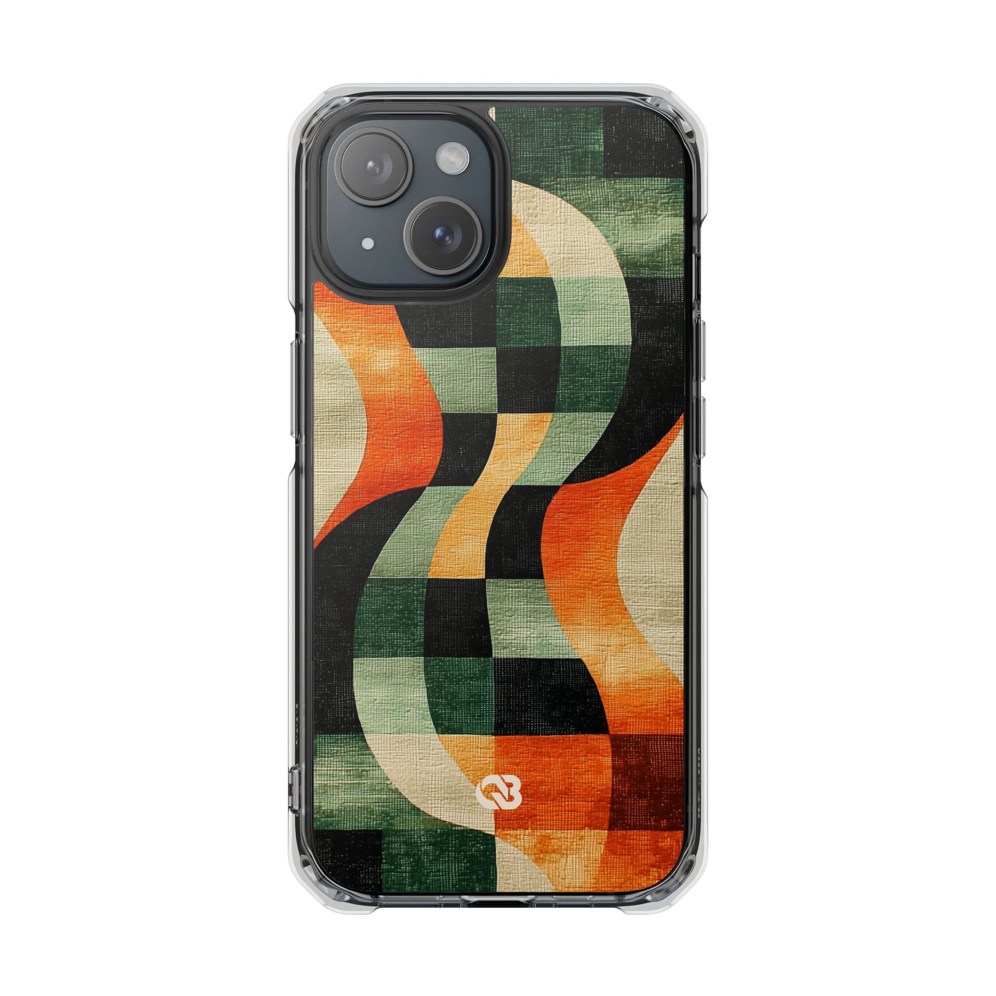 Burnt Orange Curve · Impact Custodia per iPhone · Magsafe