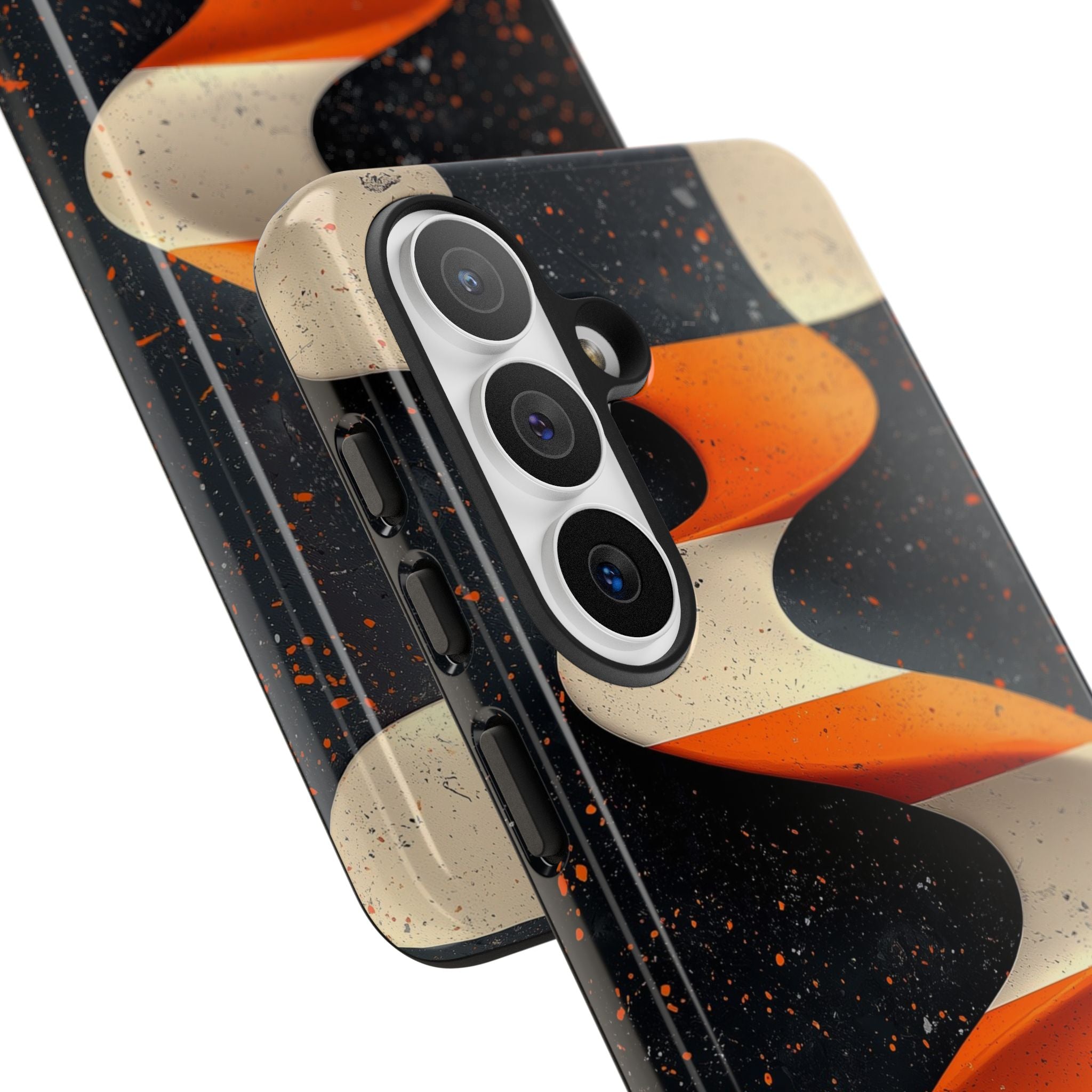 Orange Grit Twist · Tough Phone Case for Samsung