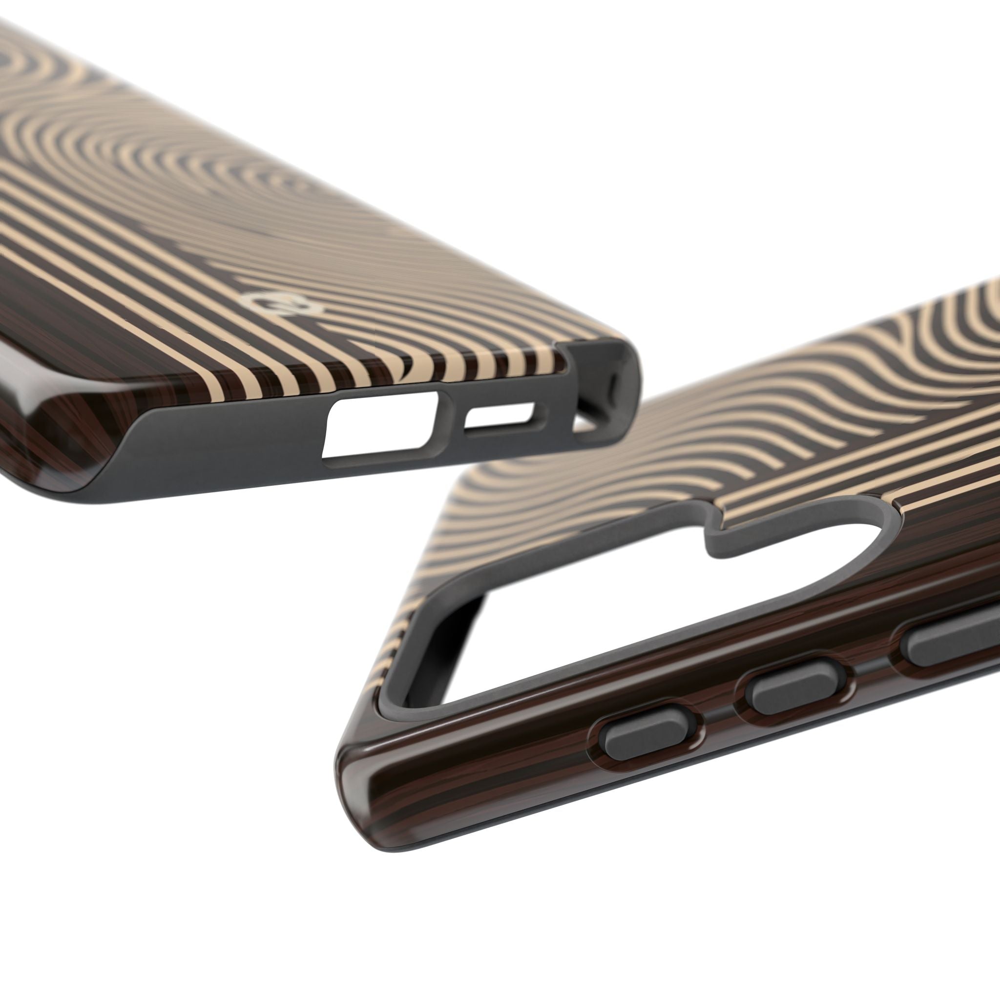 Brown Tough Phone Case for Samsung - Espresso Sand Ridge