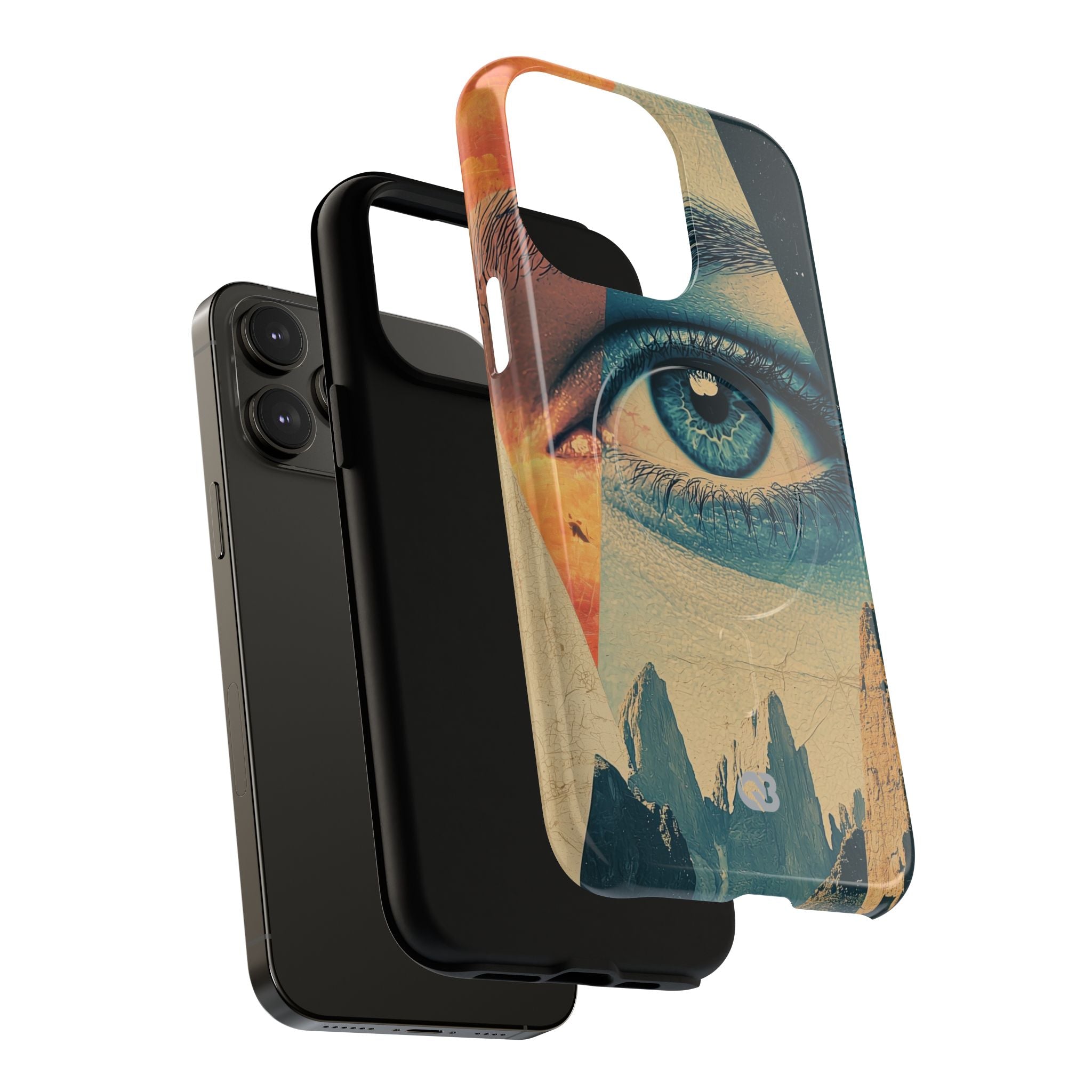 Fragmented Peak Gaze · Tough+ Phone Case for iPhone · Magsafe