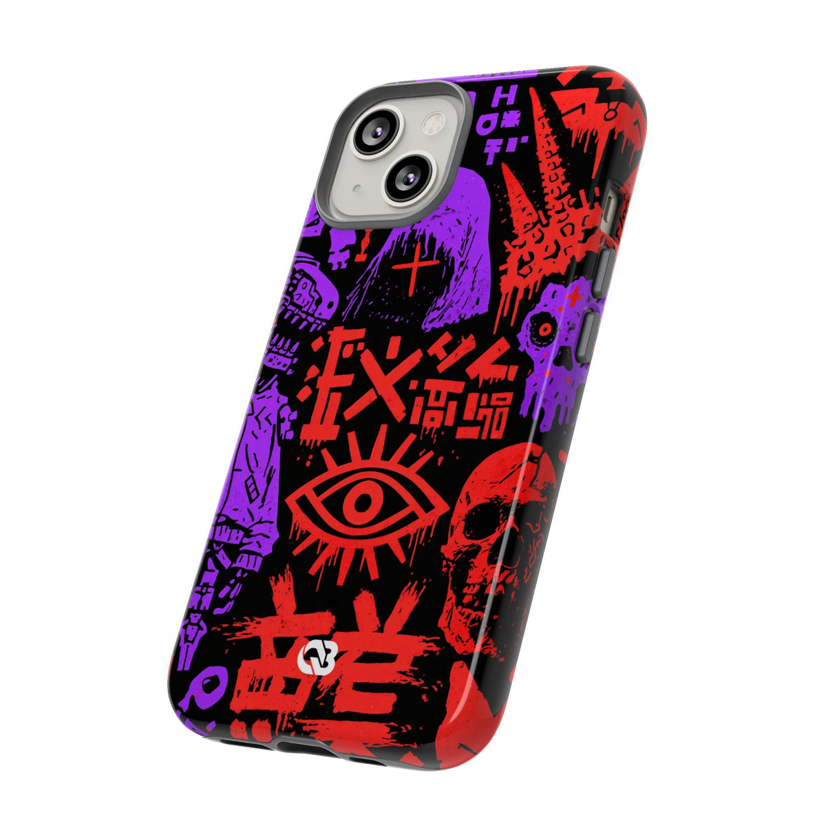 Underground Cyber Glyphs · Tough Phone Case for iPhone · Black