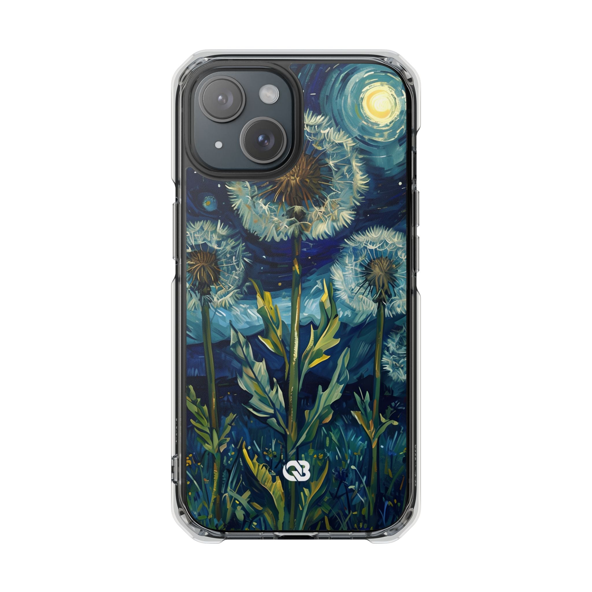Starry Dandelion Swirl · Impact Coque de téléphone pour iPhone · Magsafe