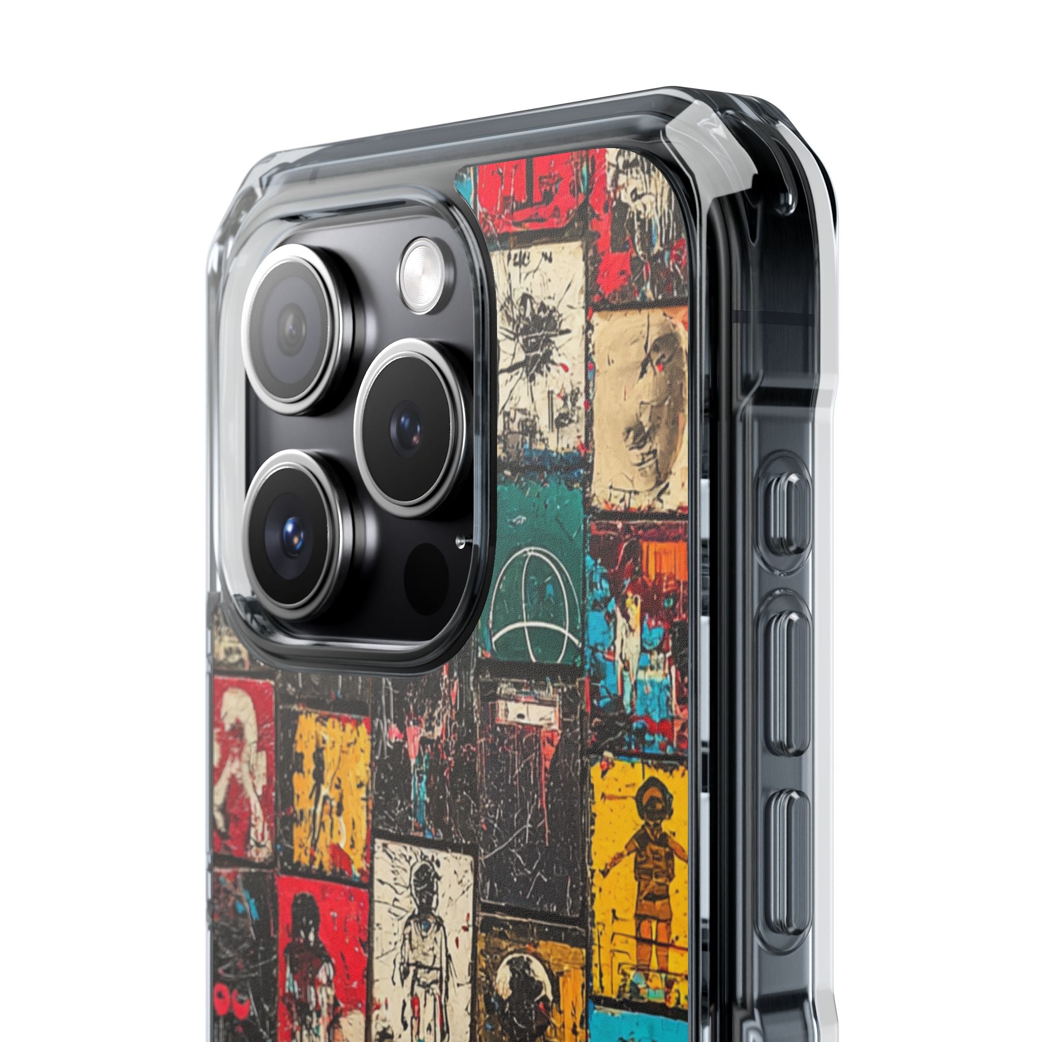 Figured Grid iPhone 15 Pro Skal - Impact