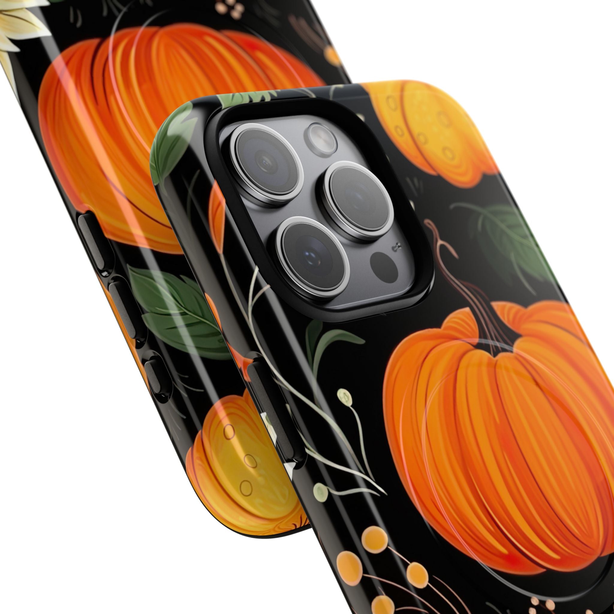 Pumpkin Glow iPhone 15 Pro Max Case - Tough+