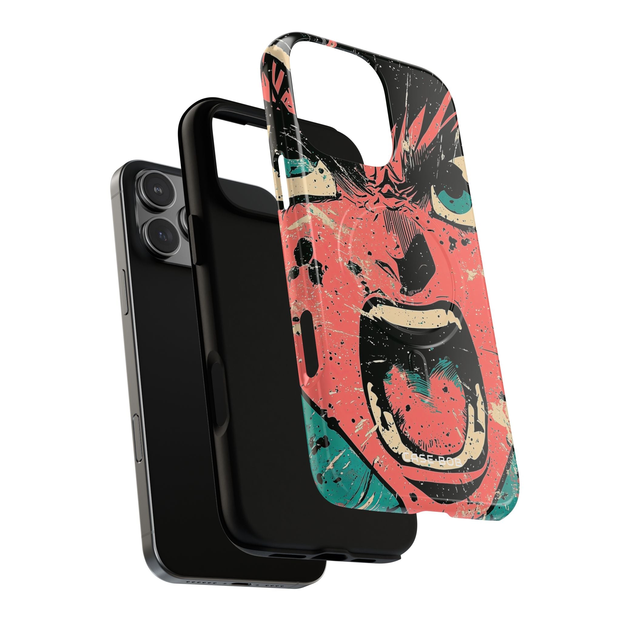 Screaming Face Pink iPhone 16 Pro Max Case - Tough+