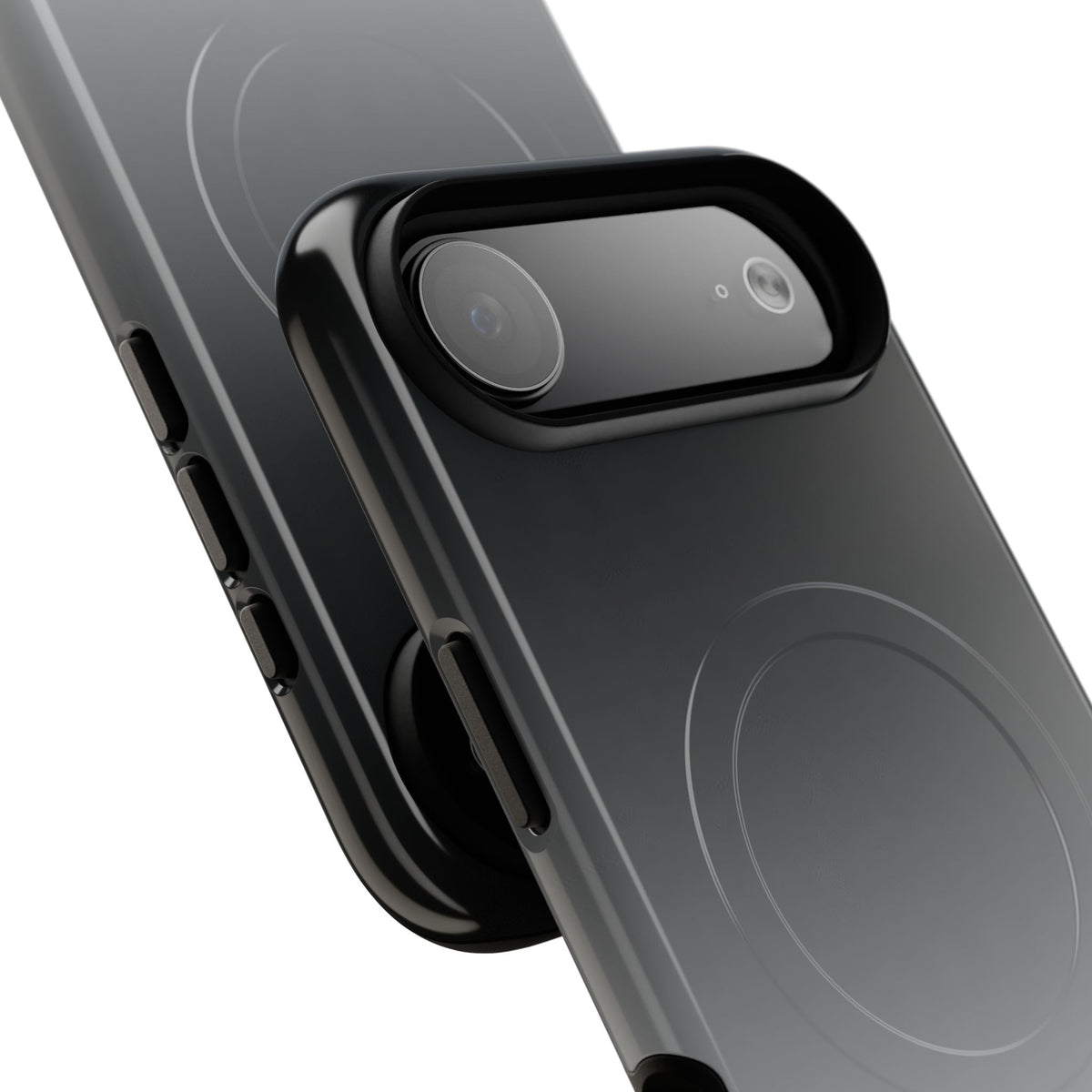 Noir Ombre Fade · Tough 2.0 Magnetic Phone Case for iPhone · Black