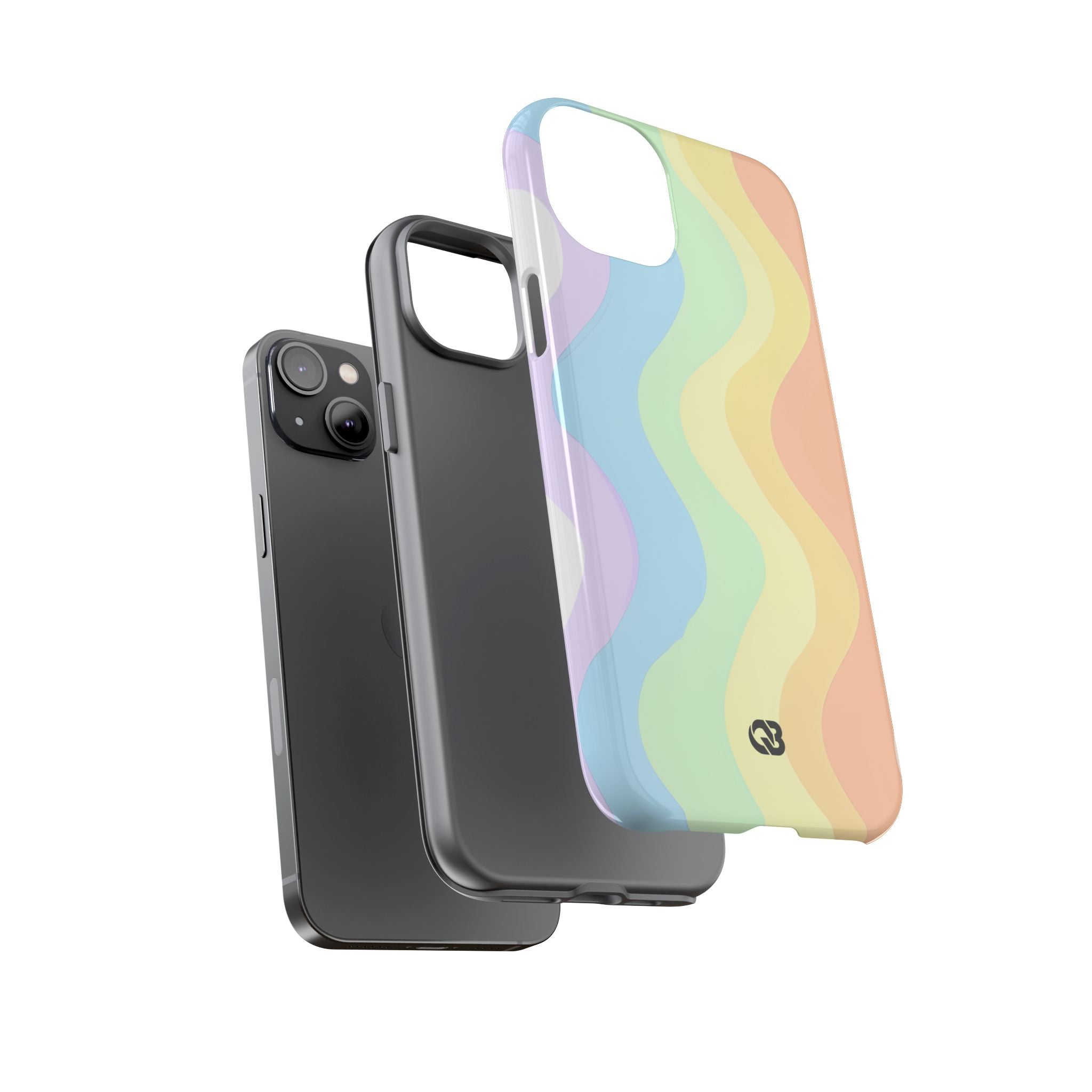 Pastel Ripple Flow · Tough Case na iPhone