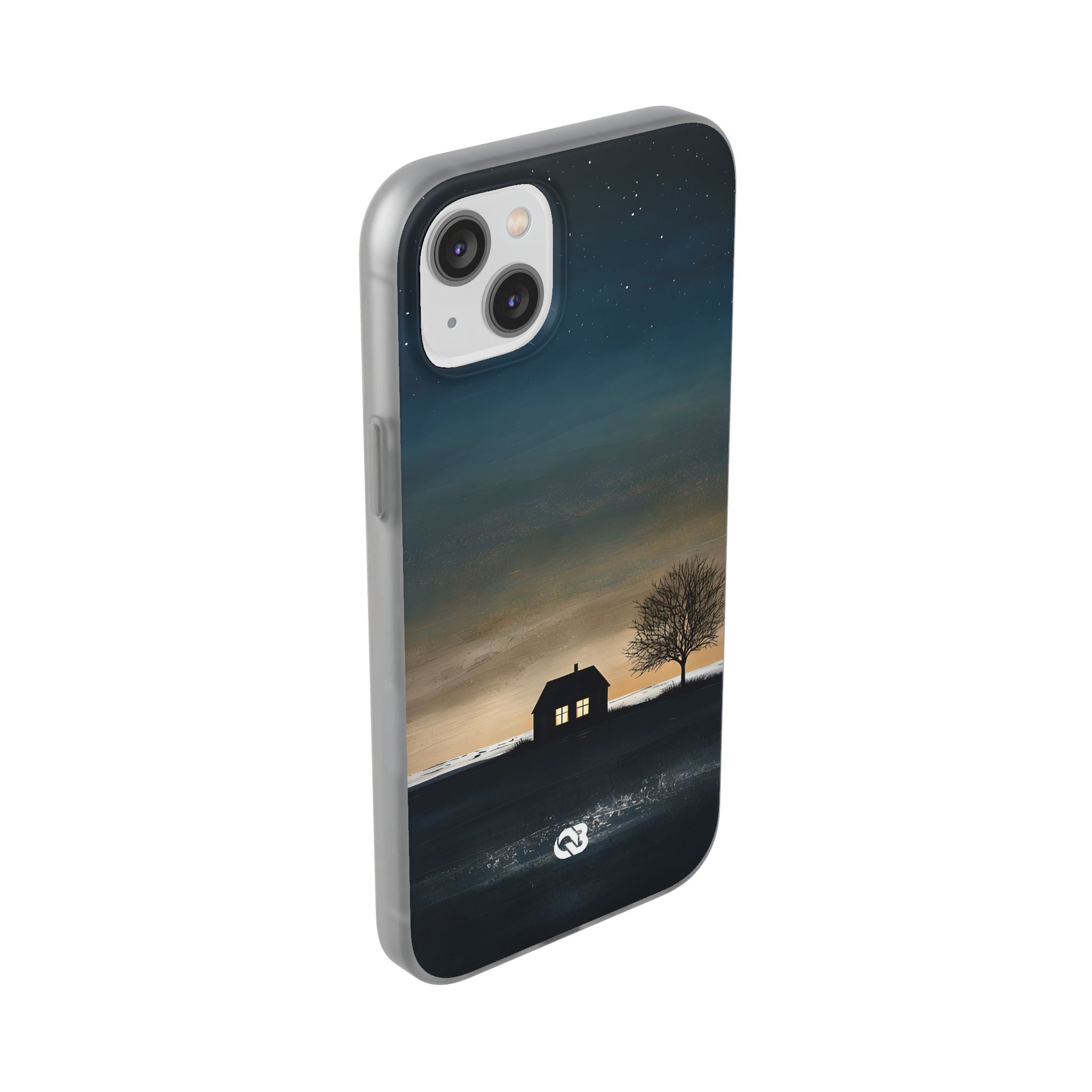 Midnight Cabin Glow · Soft Phone Case for iPhone