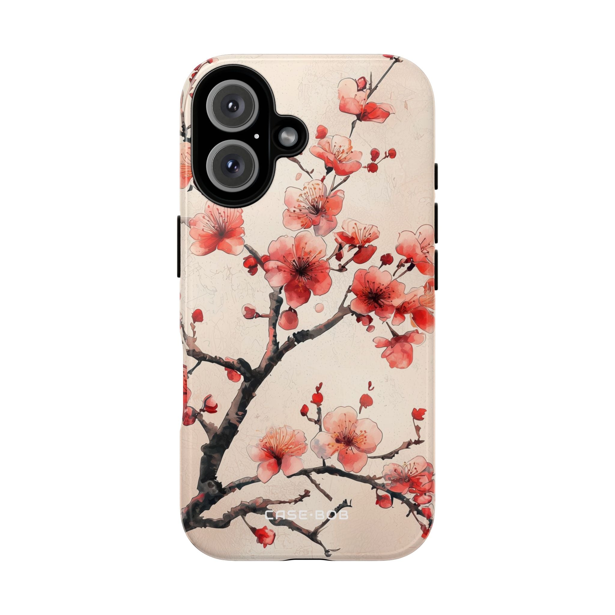Blossom Shadow iPhone 16 Case - Tough