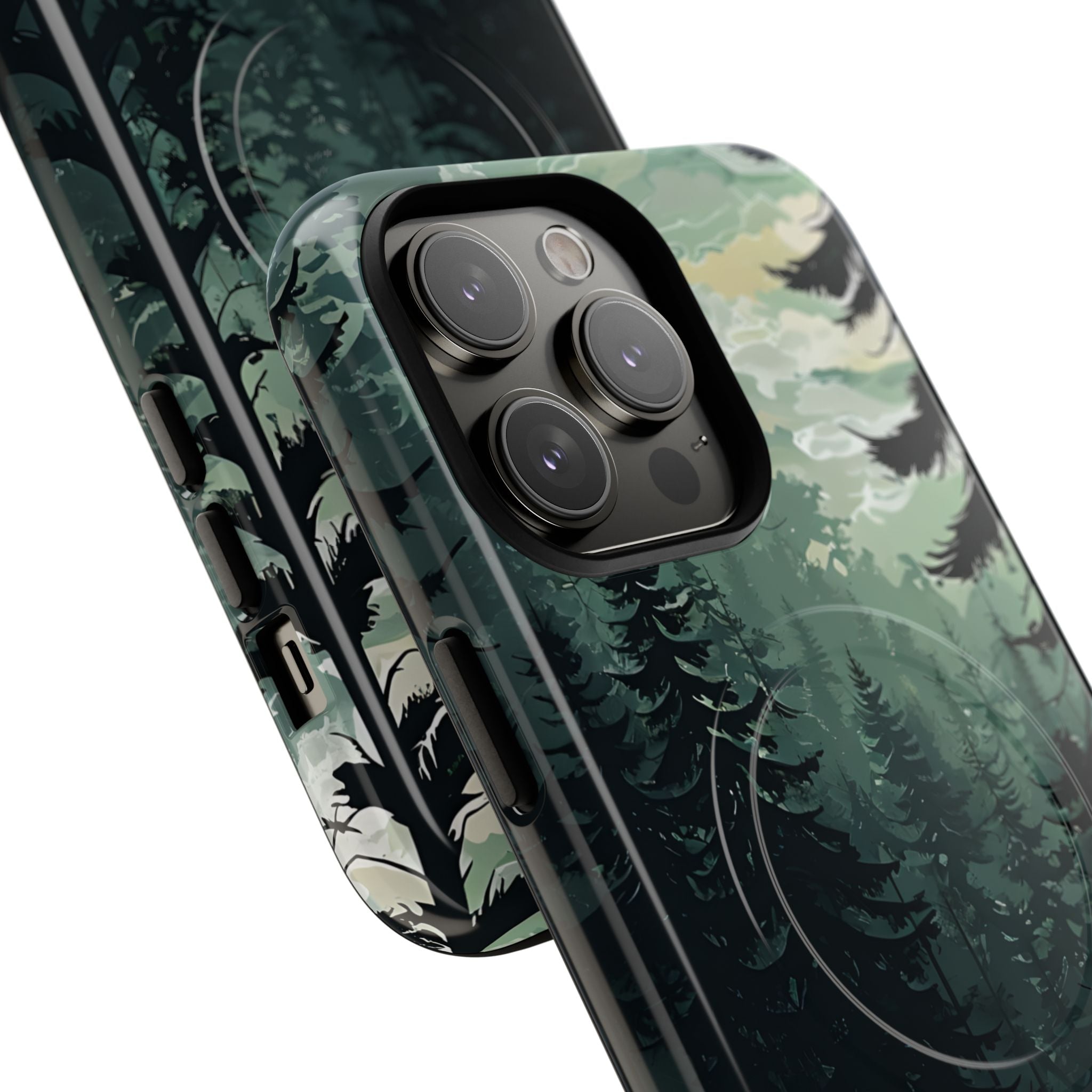 Misty Pine Shadow · Tough+ Phone Case for iPhone · Magsafe