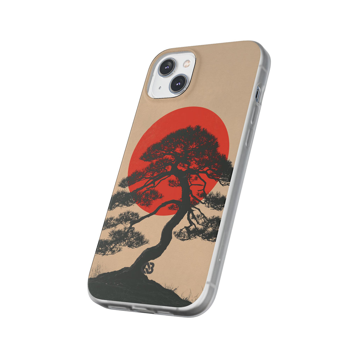 Crimson Pine Solitude · Lite Phone Case for iPhone · Beige