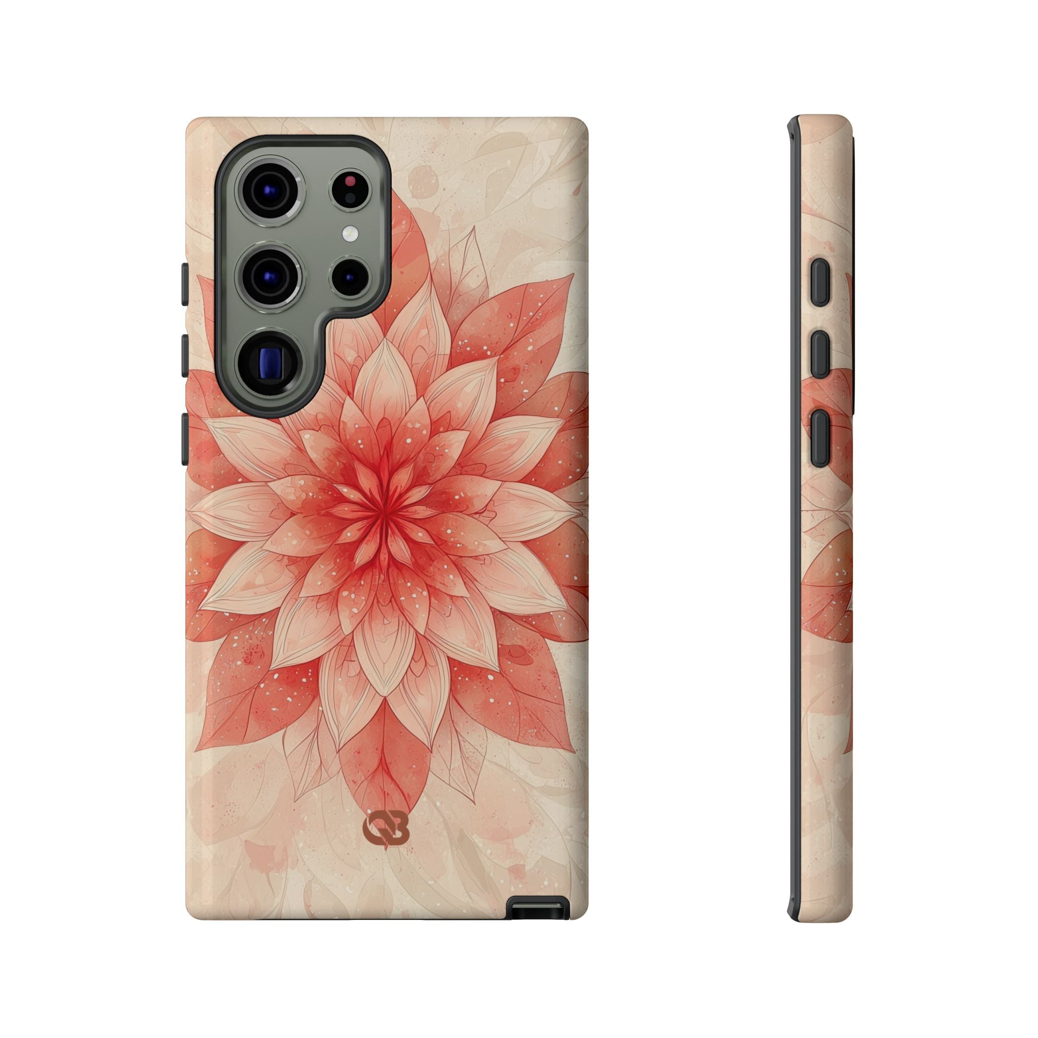 Coral Layered Bloom · Tough Handyhülle für Samsung