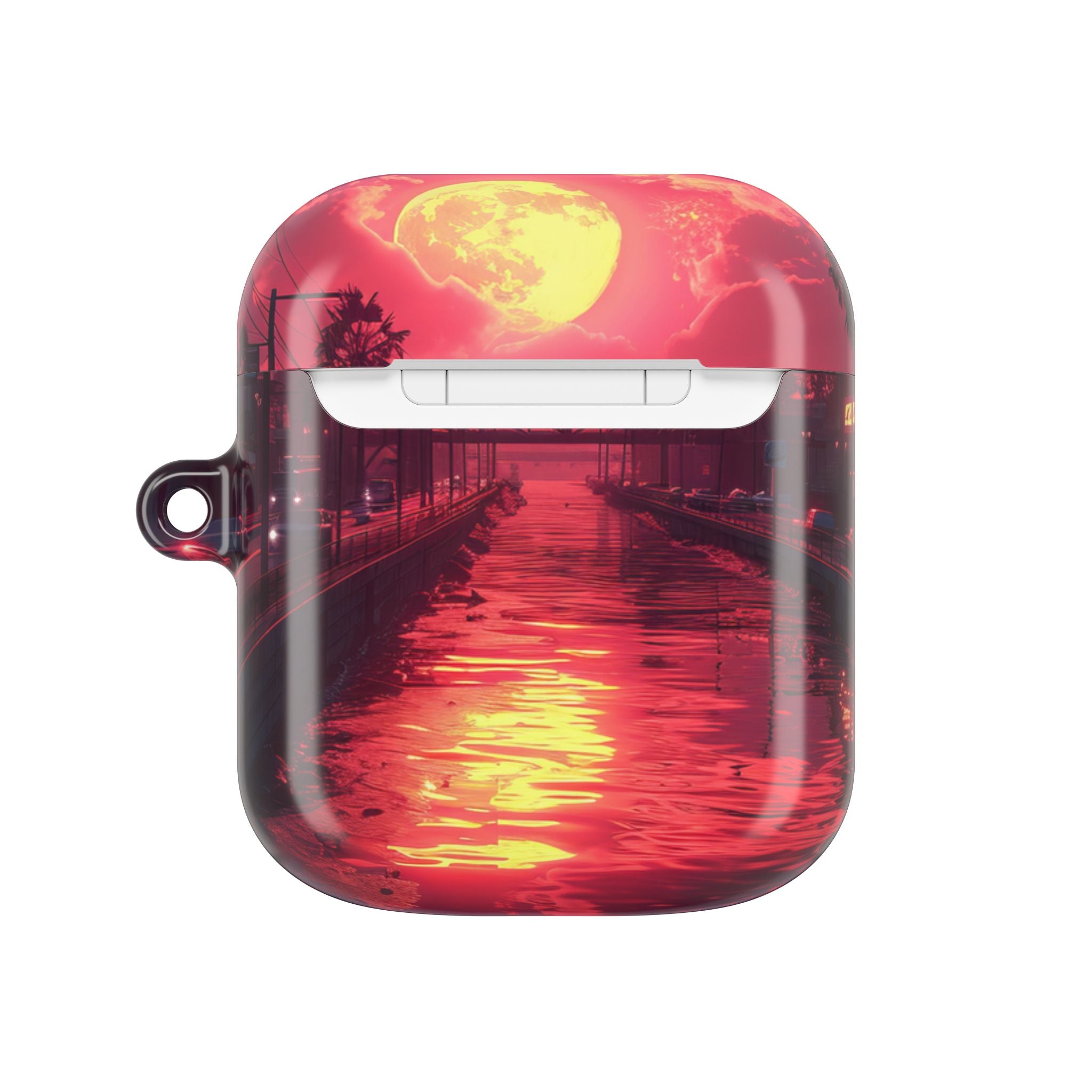Yellow Moon Reflection - AirPods Case