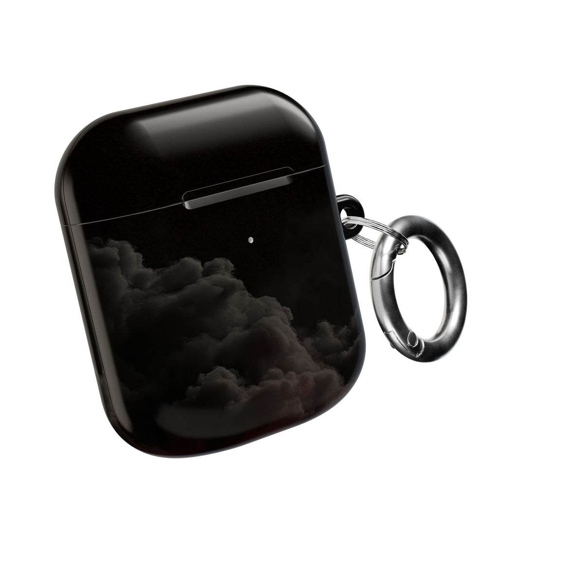 Crimson Fog Void · Hard Case for AirPods & AirPods Pro · Black