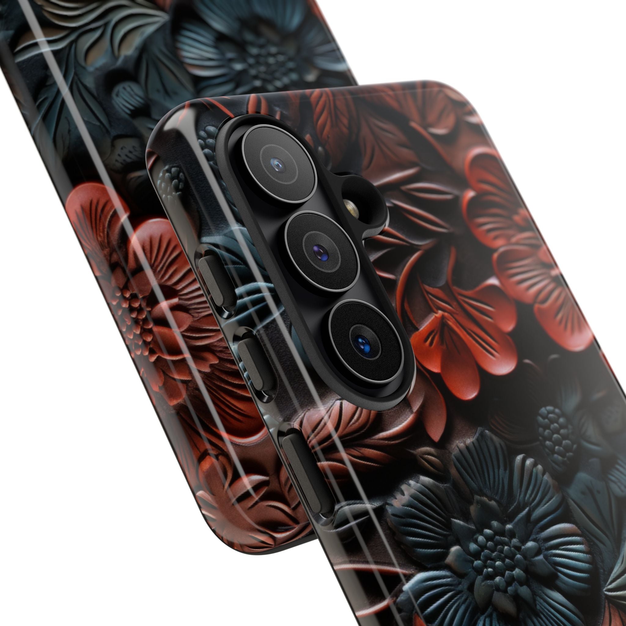 Carved Earth Bloom · Tough etui na telefon dla Samsung