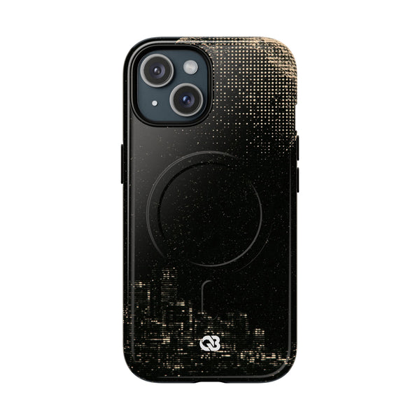 Lunar Metropolis Nocturne · Tough 2.0 Magnetic Phone Case for iPhone · Black