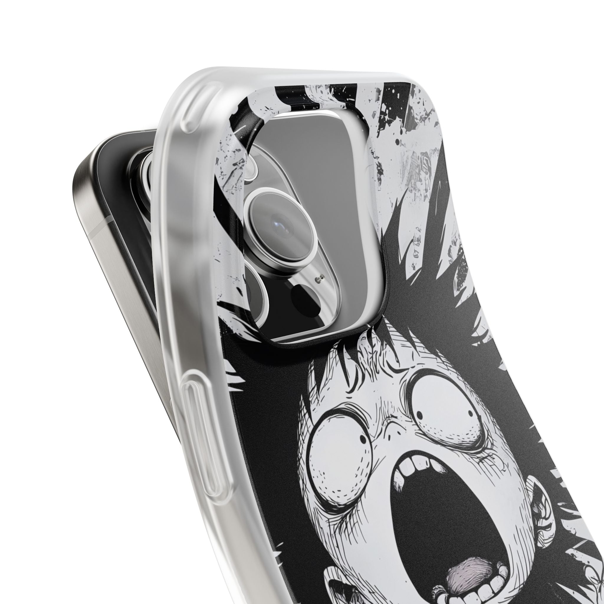 Screaming Stripes iPhone 16 Pro Case - Soft