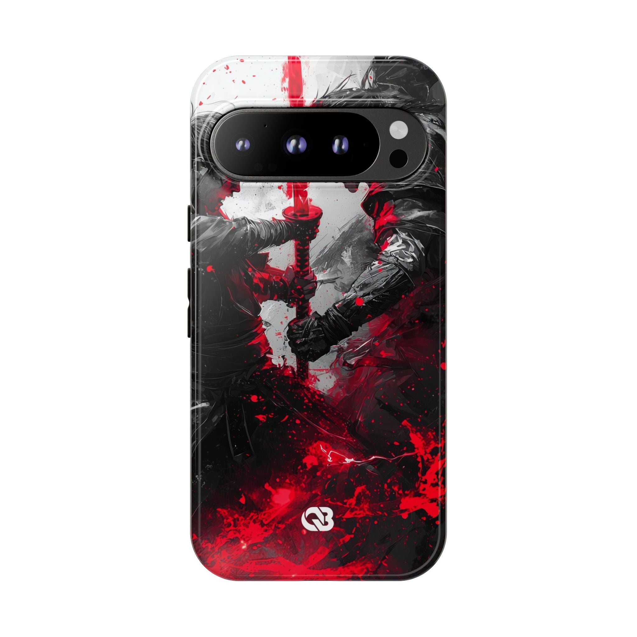 Shattered Crimson Duel · Tough Handyhülle für Google Pixel