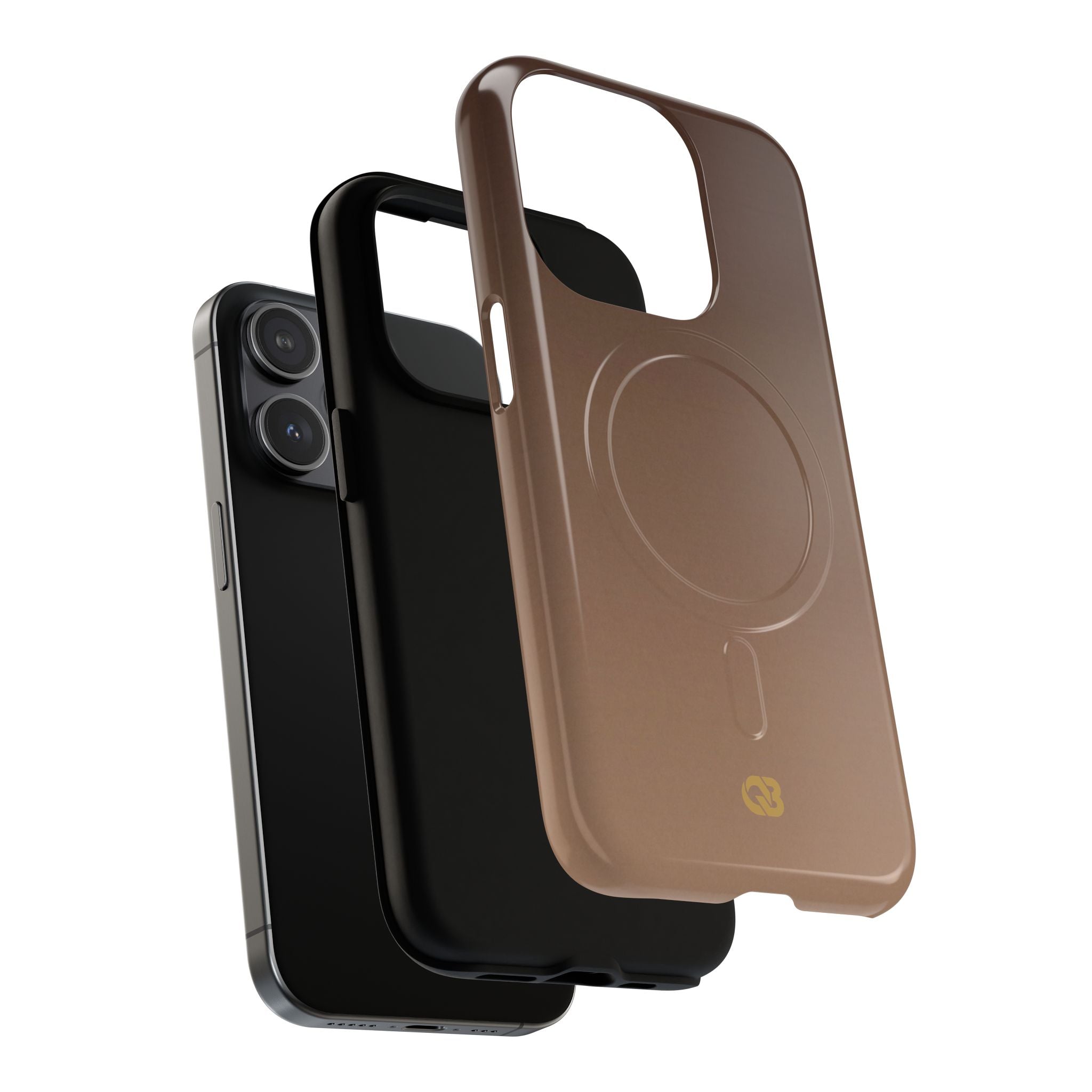 Brown Tough 2.0 Magsafe Phone Case for iPhone - Smoked Caramel Fade