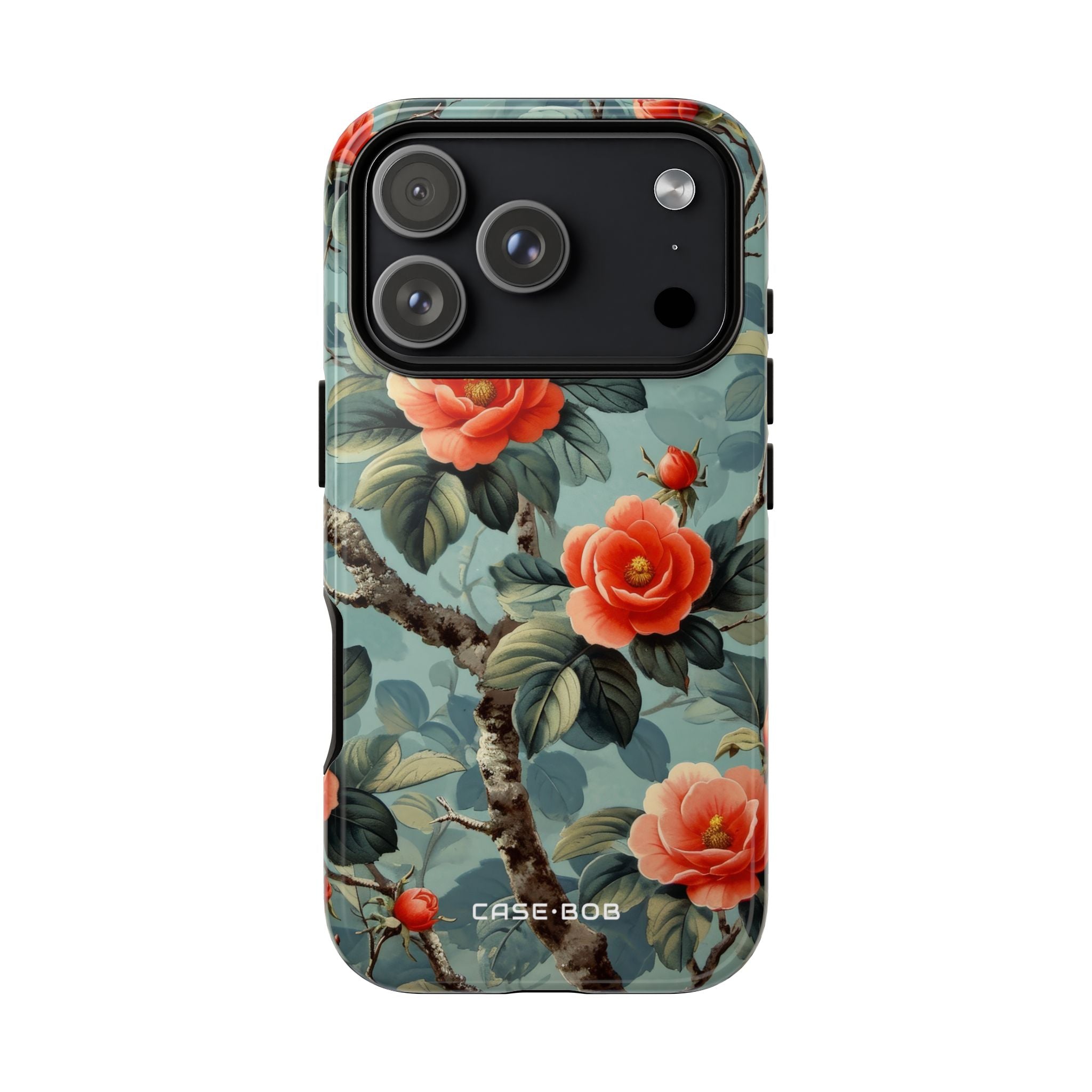 Coral Bloom iPhone 17 Pro Case - Tough - CASE•BOB