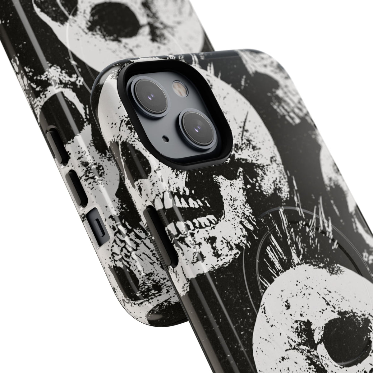 Punk Skull Riot · Tough 2.0 Magnetic Phone Case for iPhone · Black