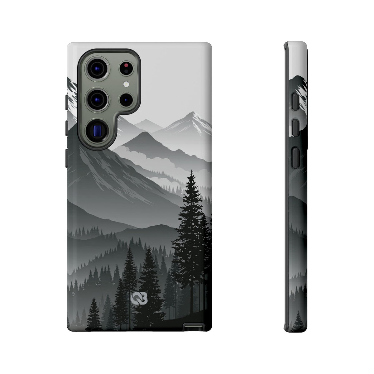 Grey Tough Phone Case for Samsung - Granite Ridge Mist