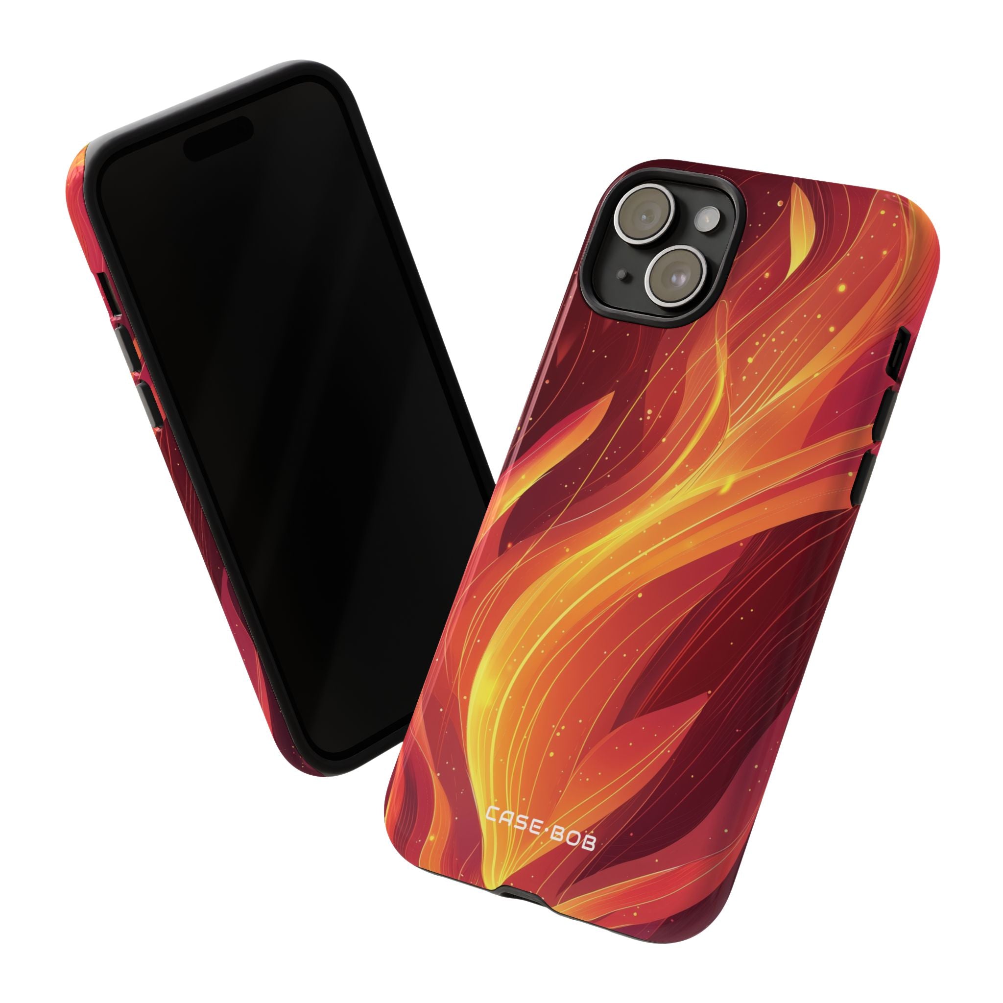 Flaming Flow iPhone 15 Plus Cover - Tough