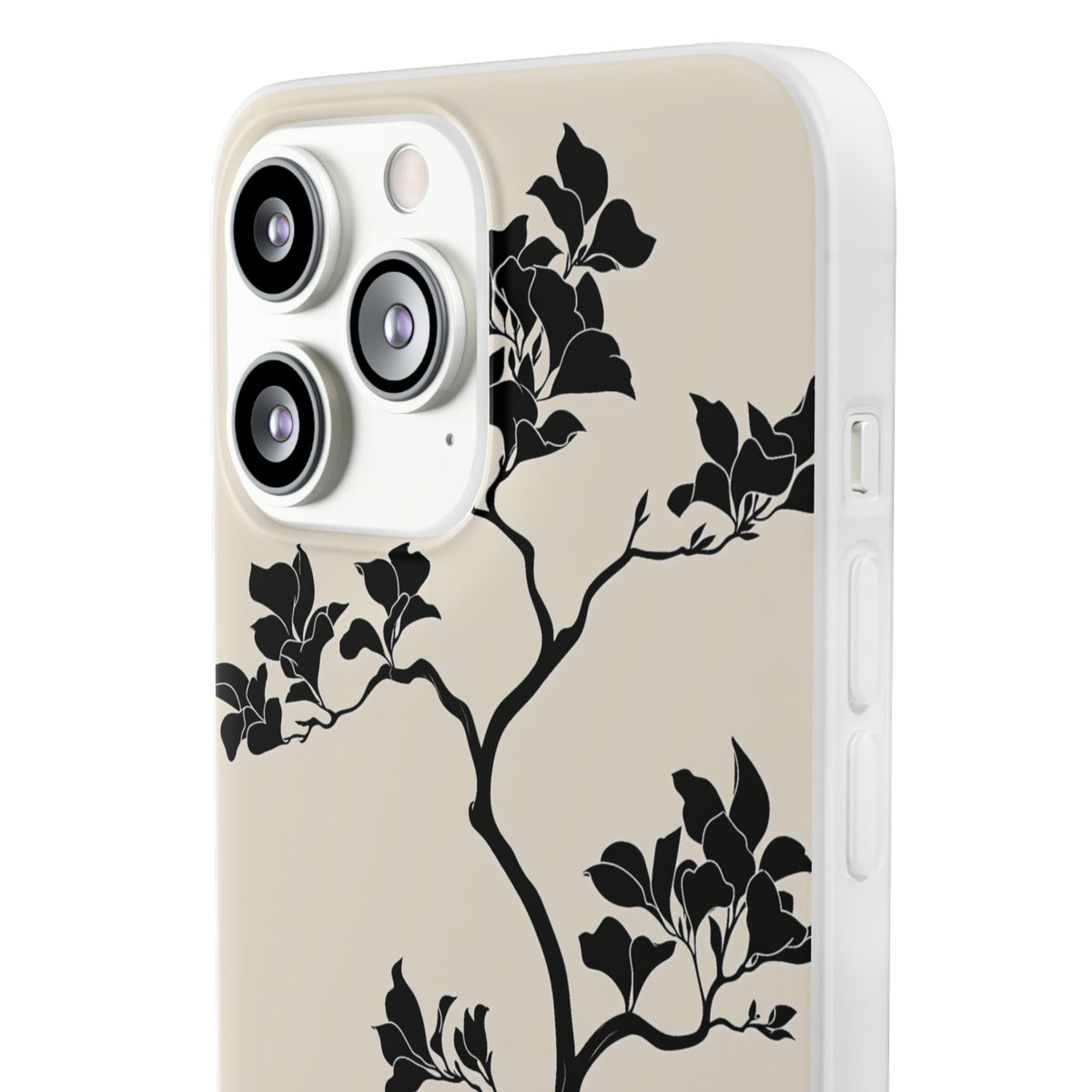 Ebony Magnolia · Lite Phone Case for iPhone · Beige
