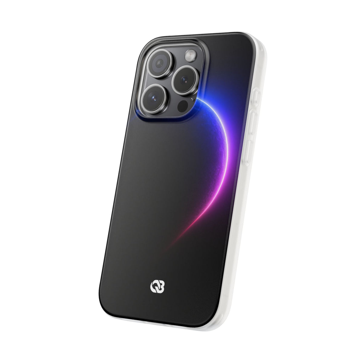 Luminous Eclipse · Lite Phone Case for iPhone · Black