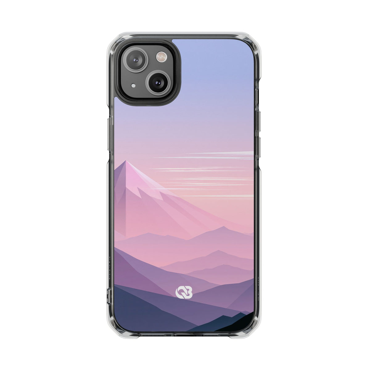 Purple Impact MagSafe Phone Case for iPhone - Lavender Alpine Dawn