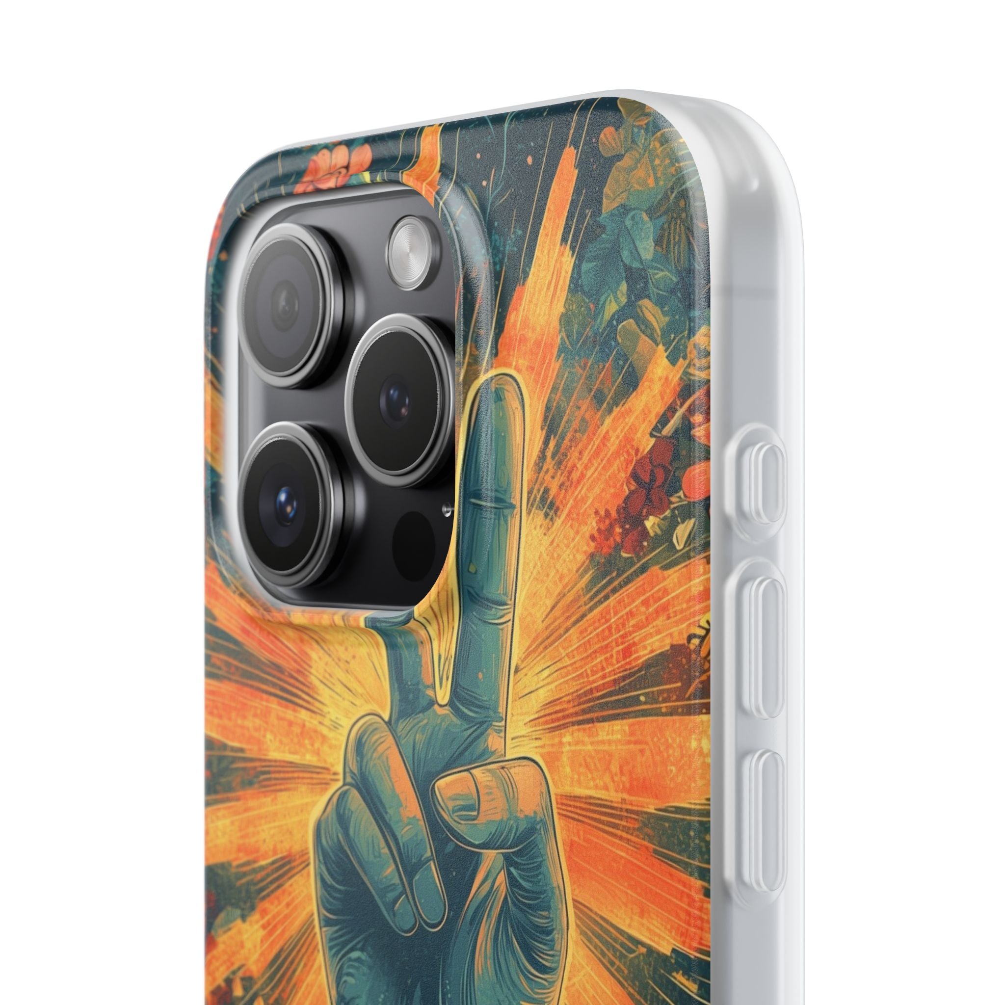 Radiant Peace Bloom · Soft Phone Case for iPhone