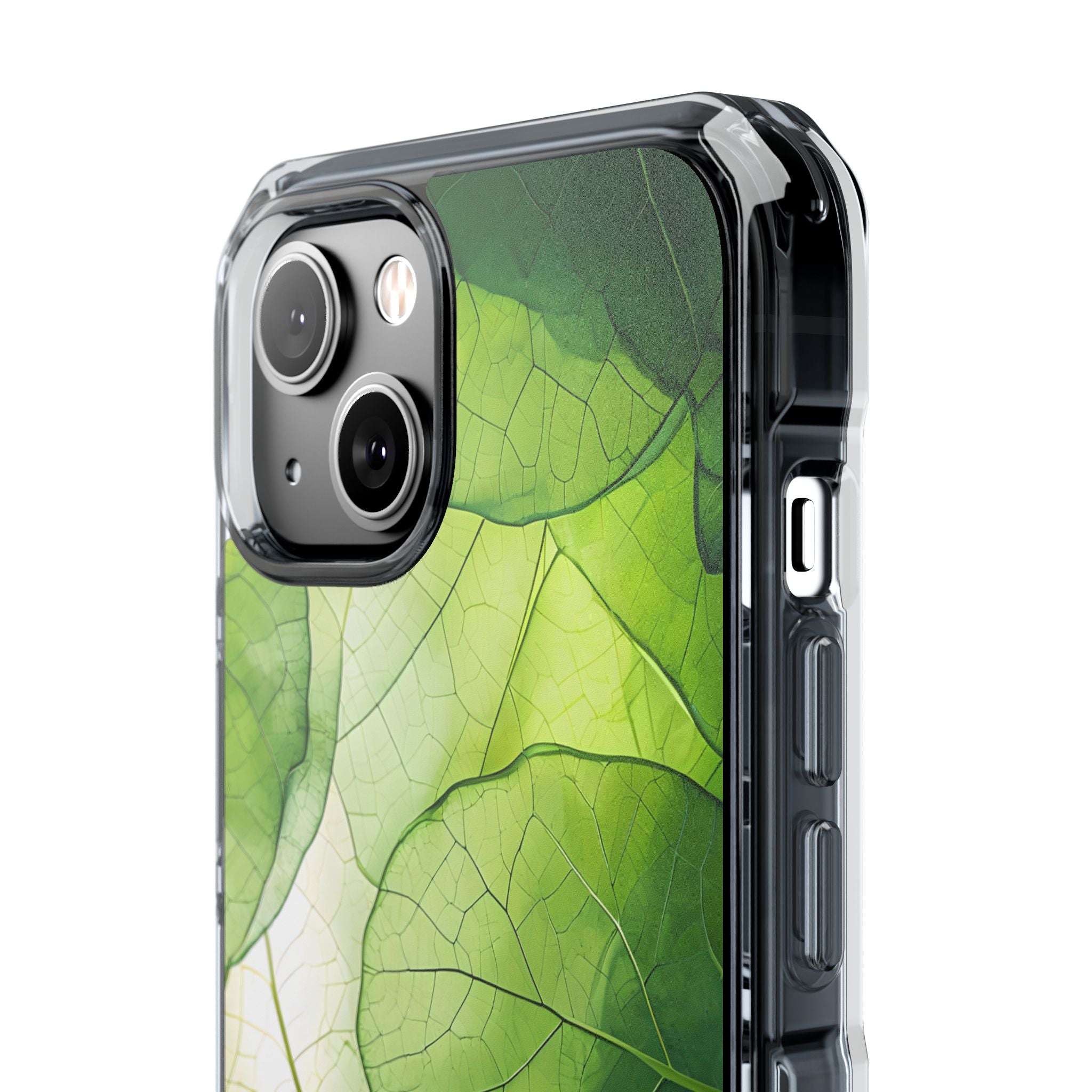 Emerald Leaf Veins · Impact Phone Case for iPhone · Magsafe