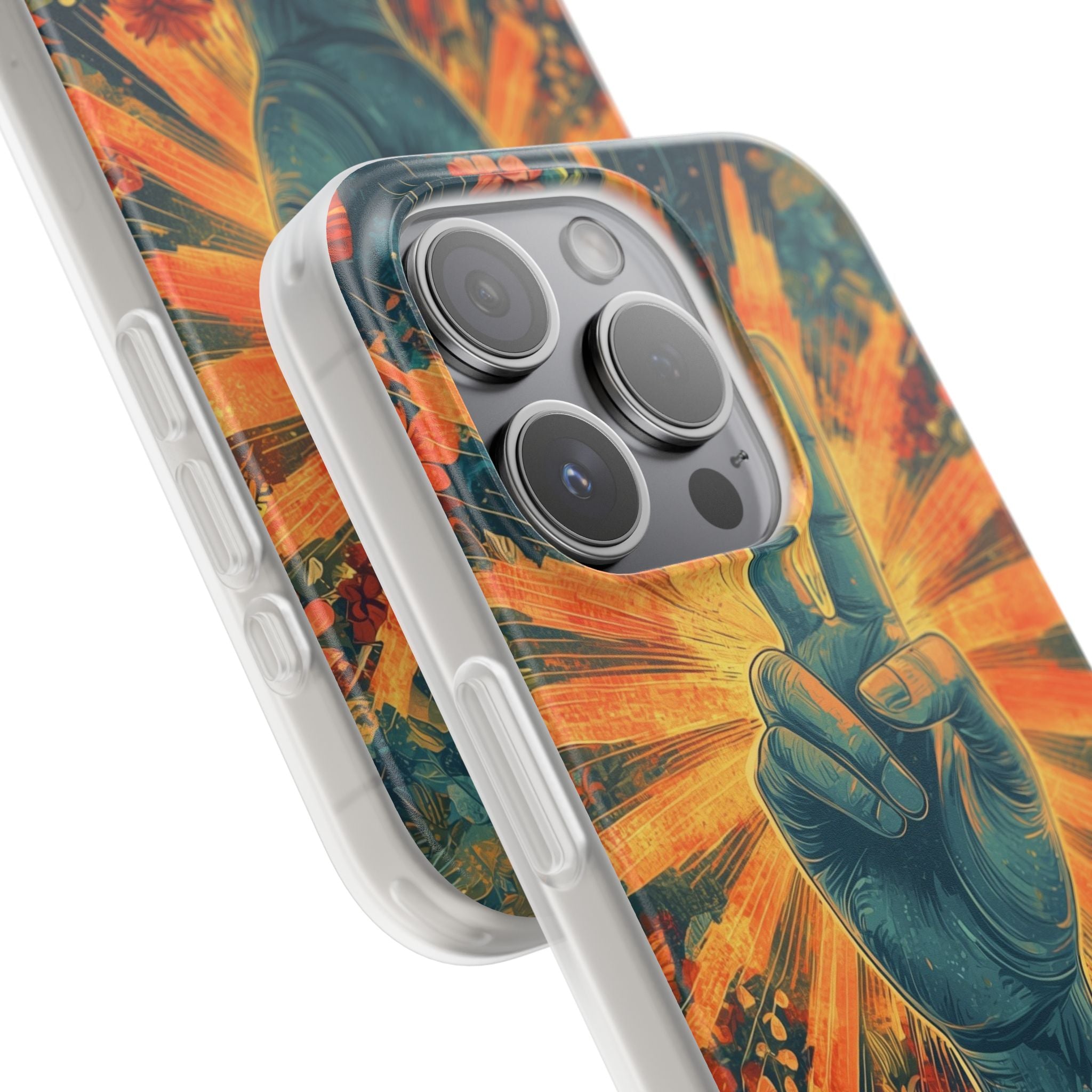 Radiant Peace Bloom · Soft Phone Case for iPhone