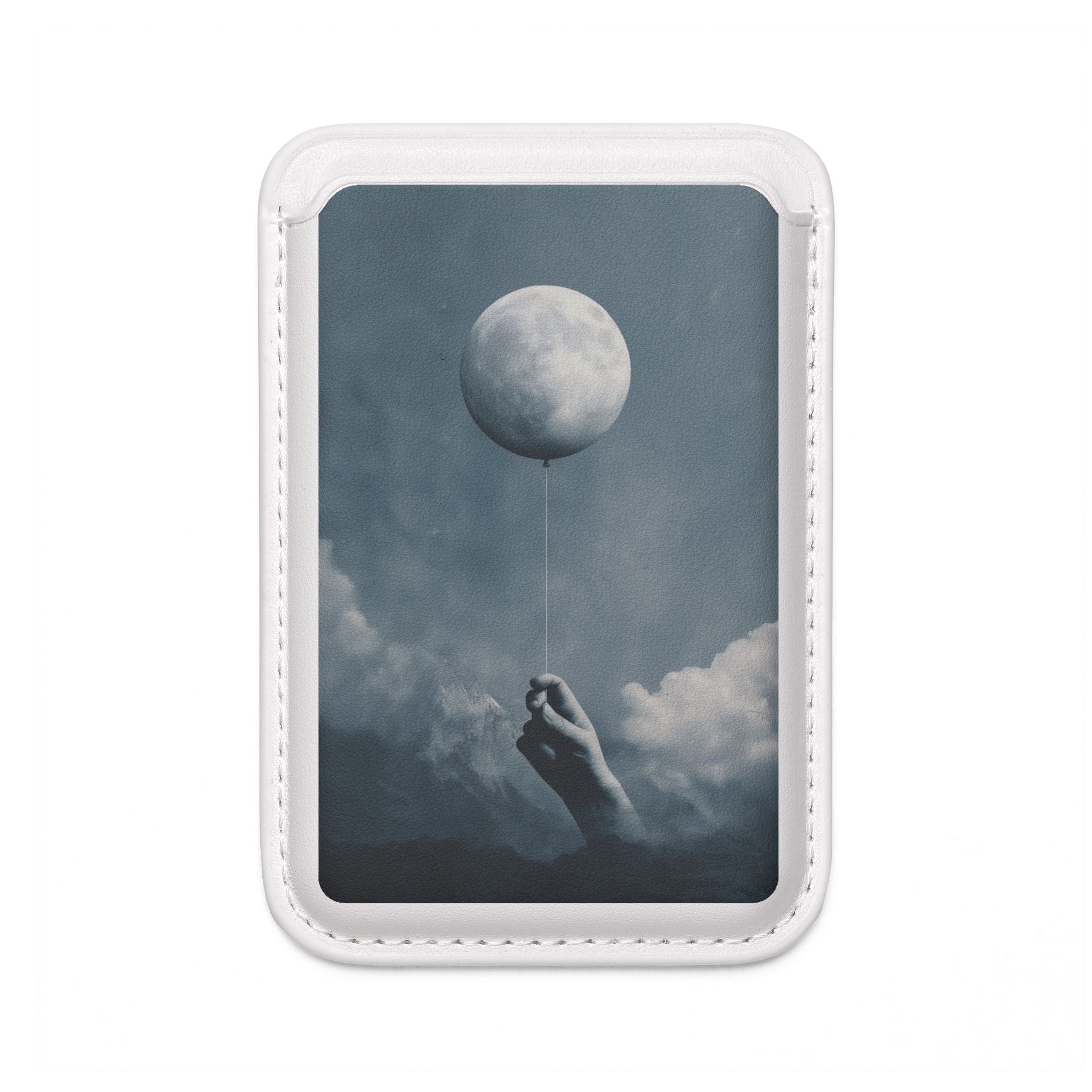 Moon Balloon Blue Wallet – MagSafe Ready