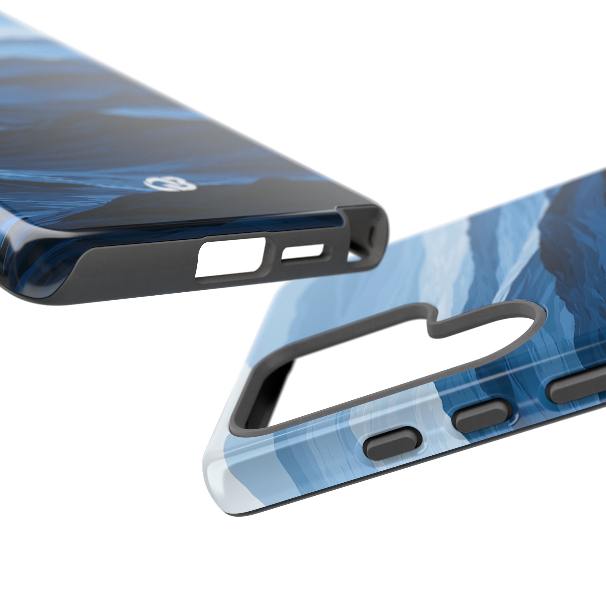 Blue Tough Phone Case for Samsung - Cobalt Ridge Tides