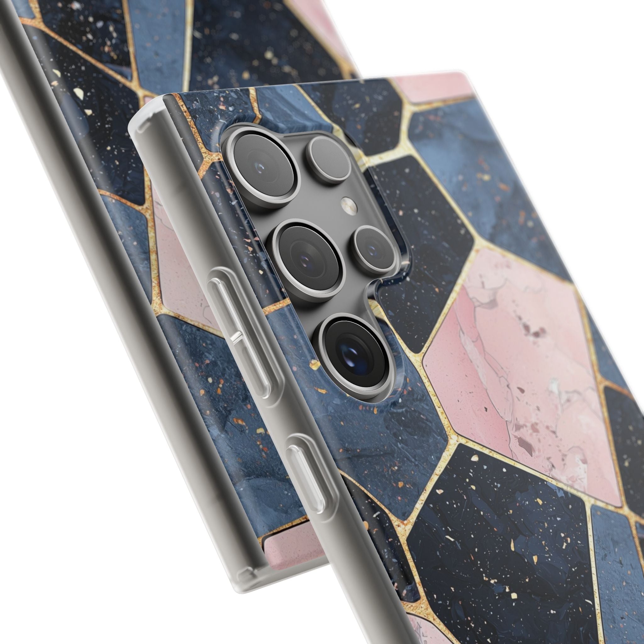 Gyllene Mosaik Samsung S24 Ultra Skal - Mjukt