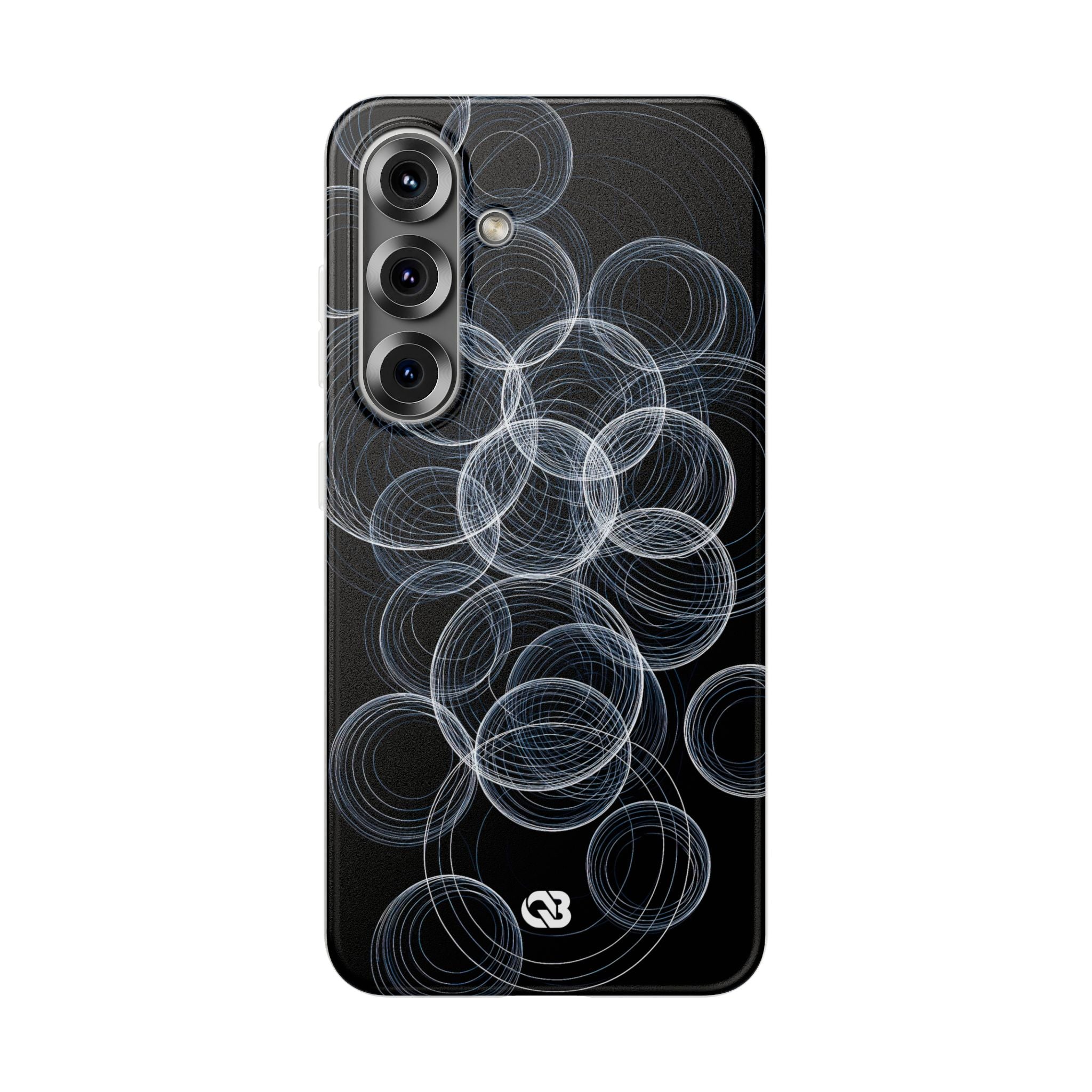 Black Lite Phone Case for Samsung - Frosted Ring Matrix