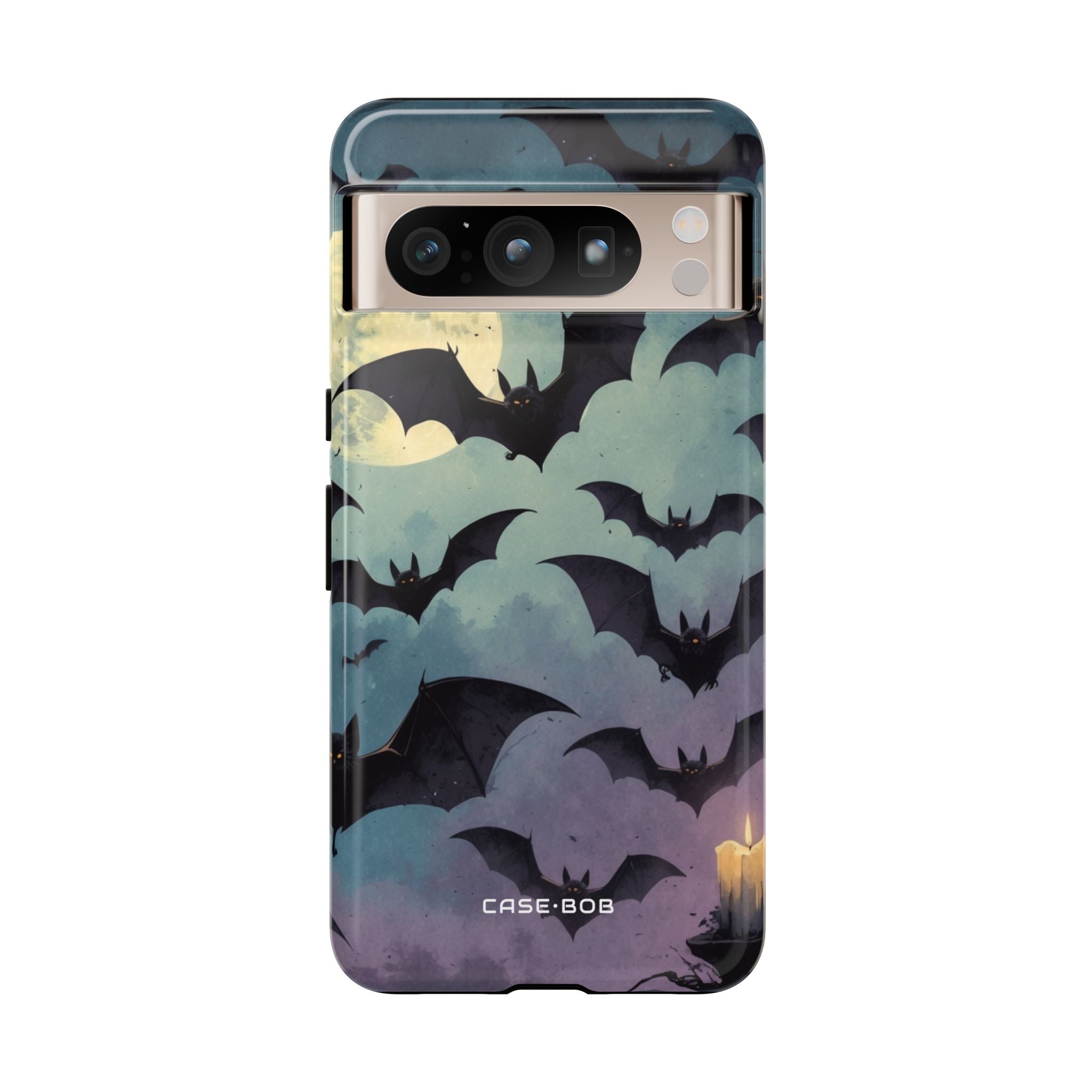 Glowing Bat Swarm Google Pixel 8 Pro Case - Tough